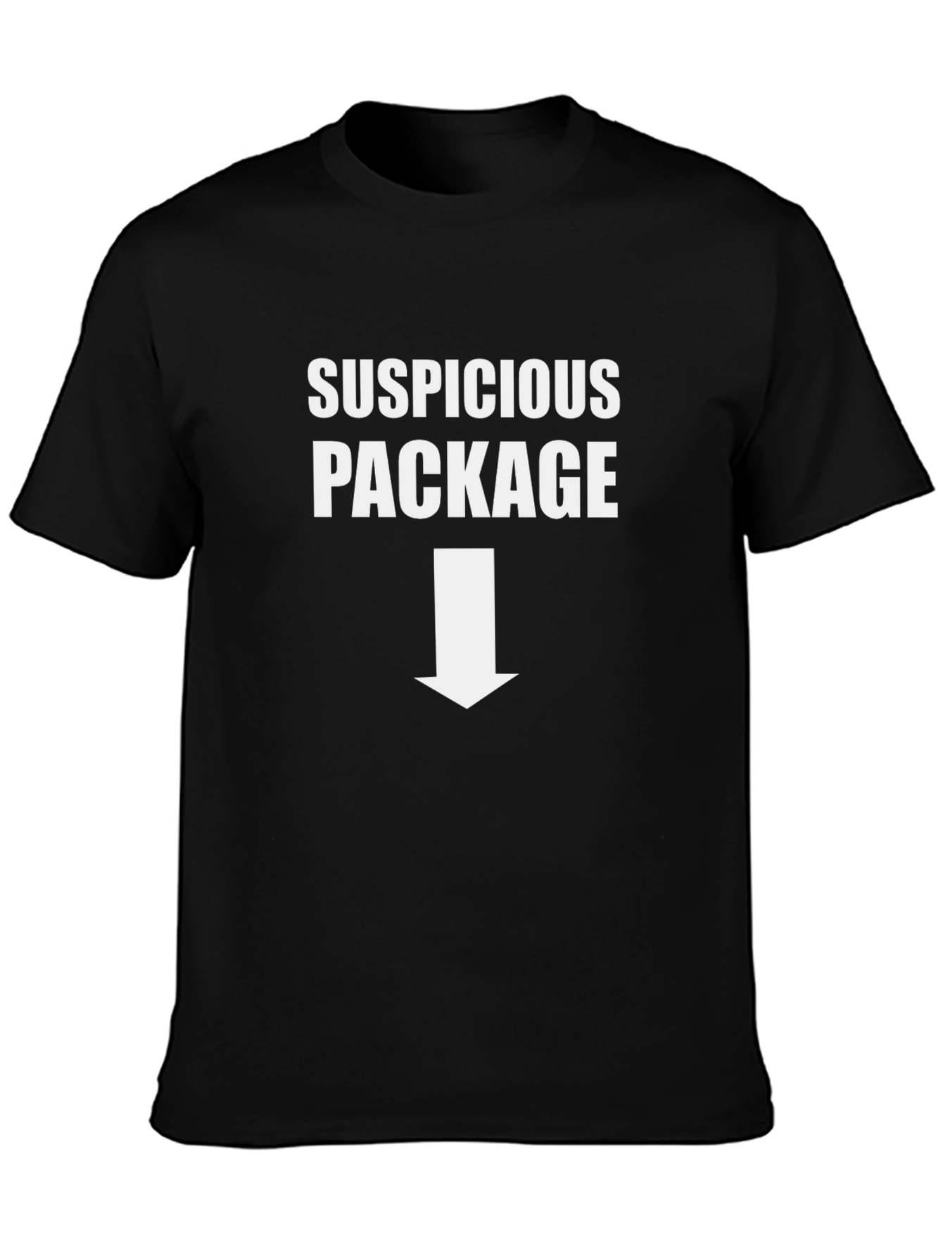 Suspicious Package Graphic Novelty T-Shirt