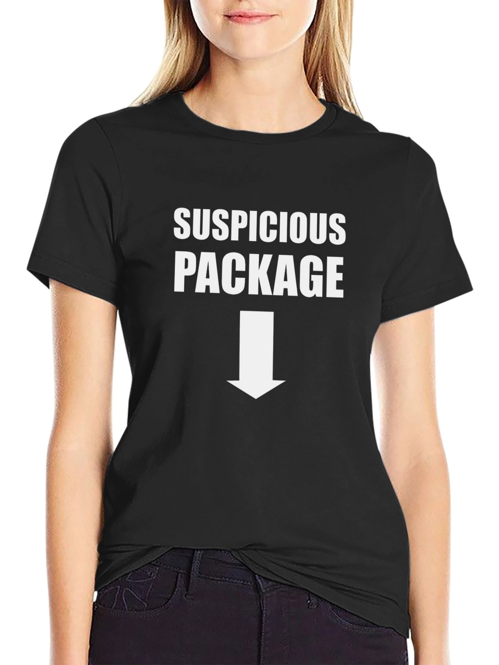 Suspicious Package Graphic Novelty T-Shirt