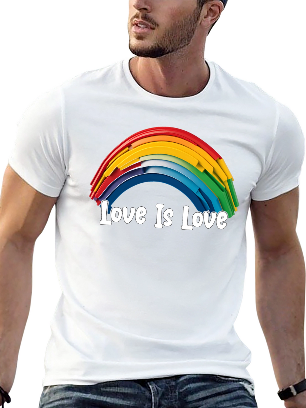 Love Is Love Rainbow Pride T-Shirt