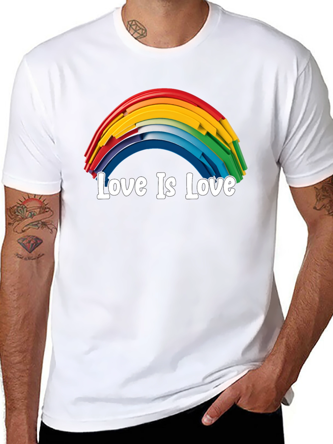 Love Is Love Rainbow Pride T-Shirt