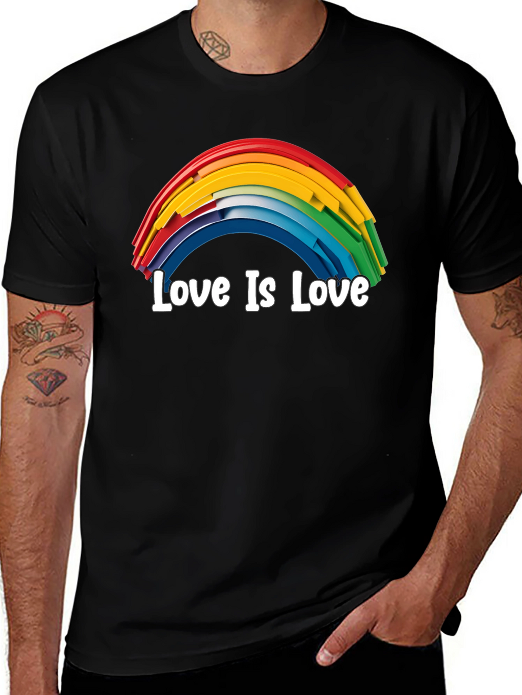 Love Is Love Rainbow Pride T-Shirt