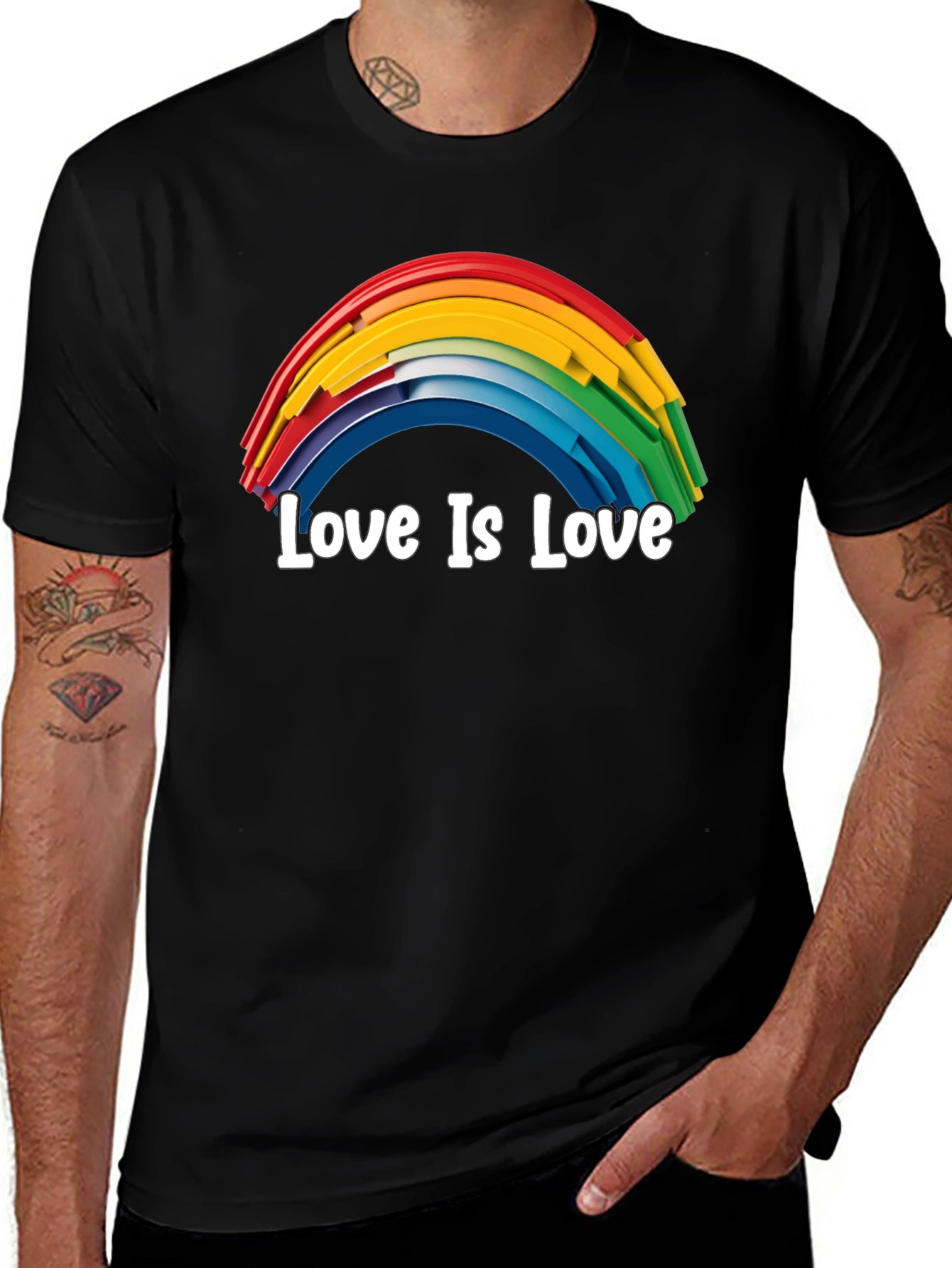 Love Is Love Rainbow Pride T-Shirt
