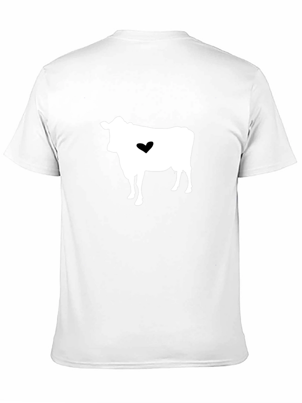 Cow Heart Graphic T-Shirt - Black Casual Tee