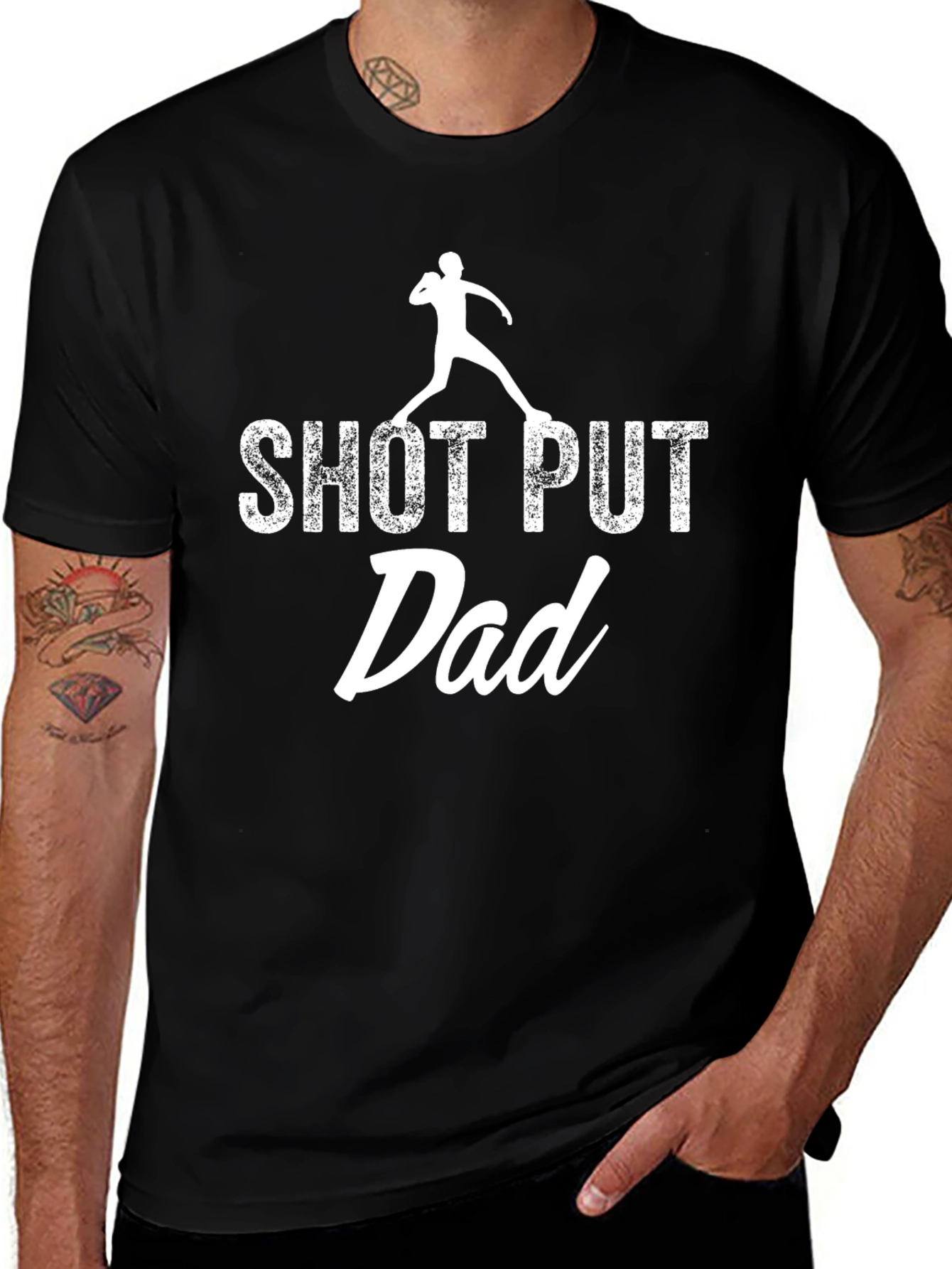 Shot Put Dad Graphic T-Shirt