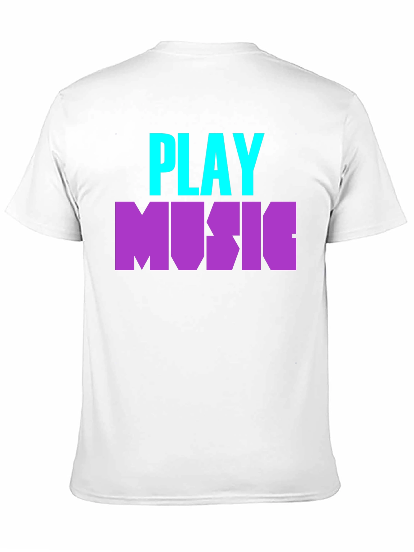 Play Music Graphic Tee - Casual Style