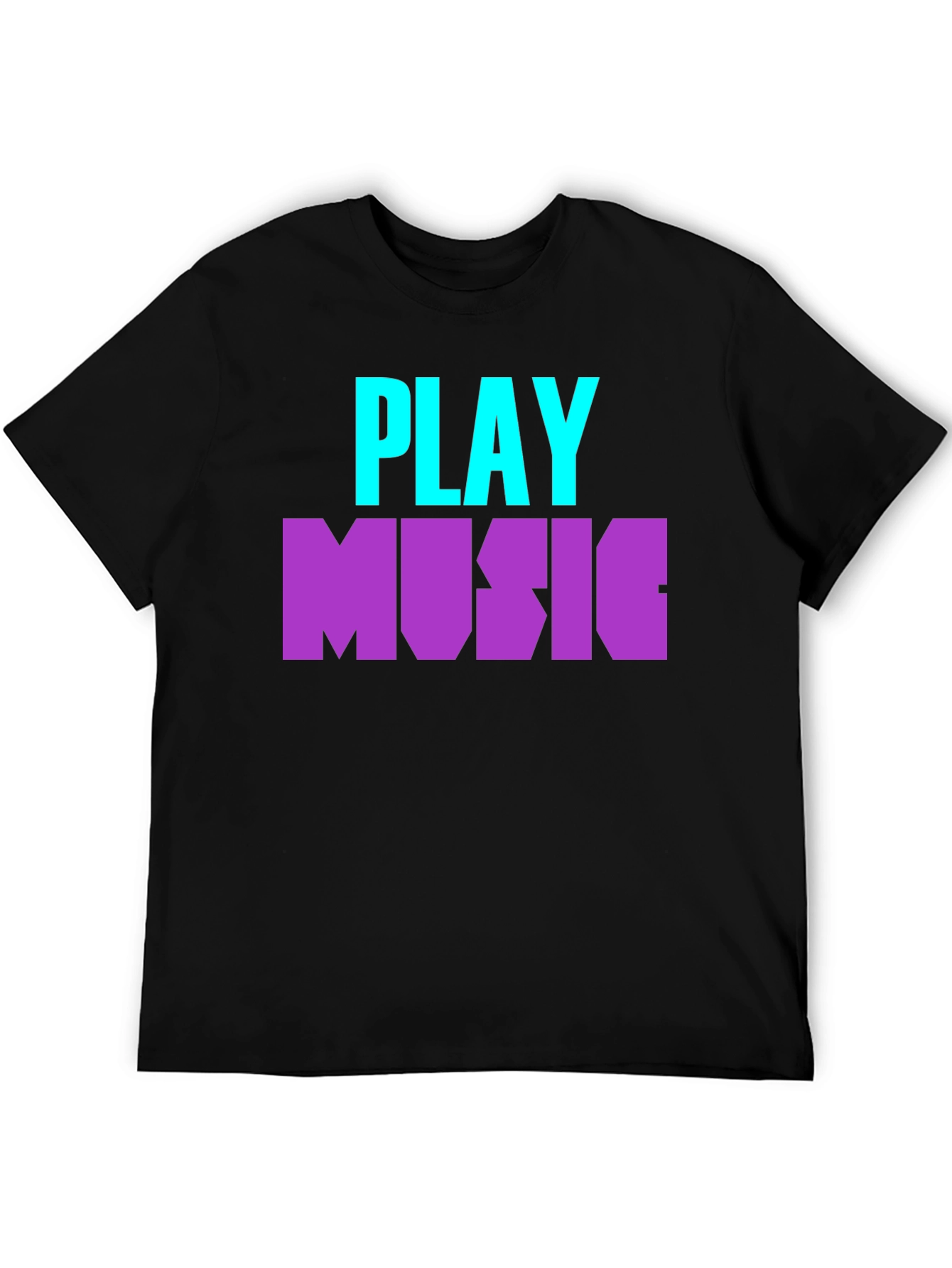 Play Music Graphic Tee - Casual Style