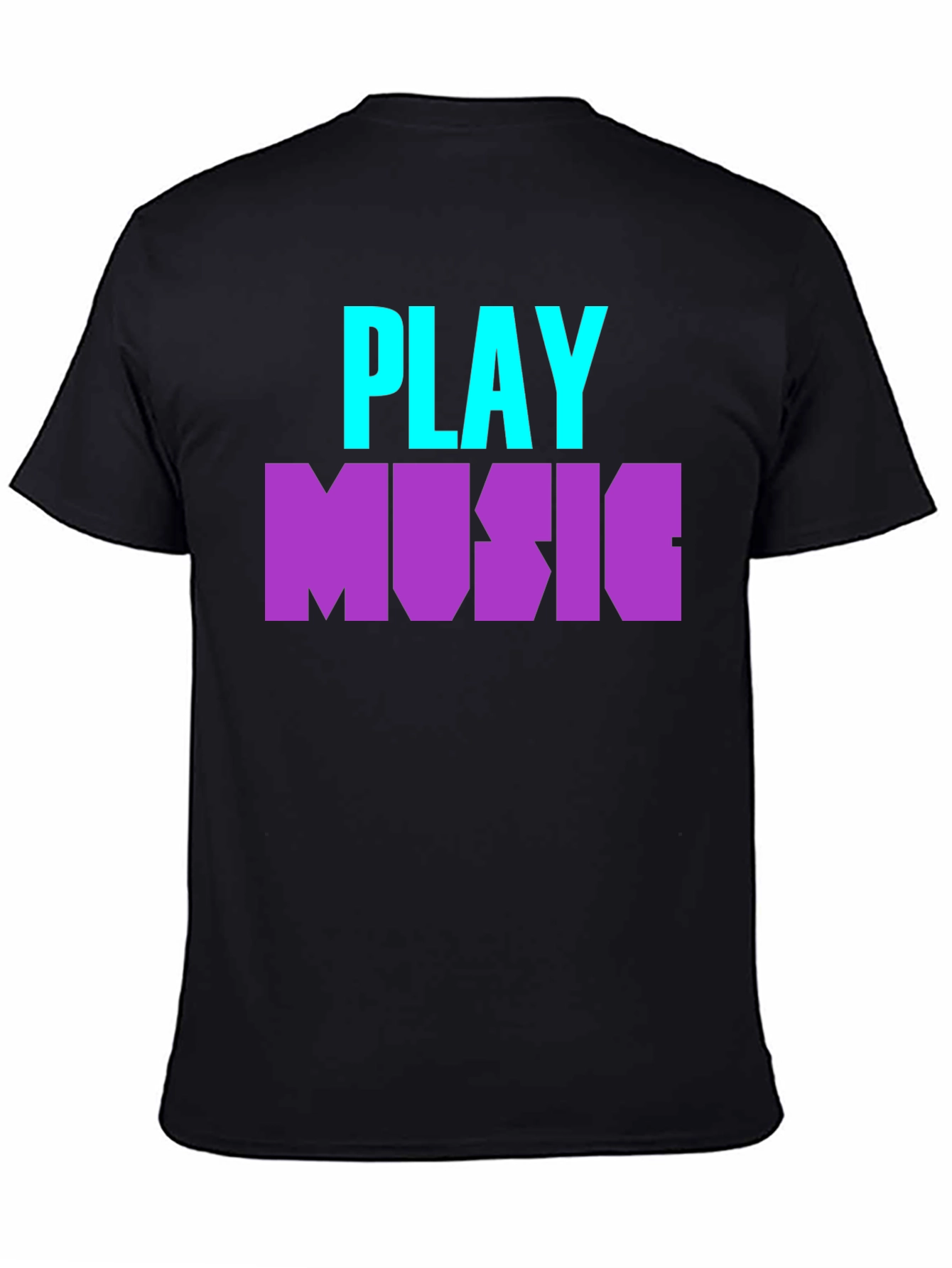 Play Music Graphic Tee - Casual Style