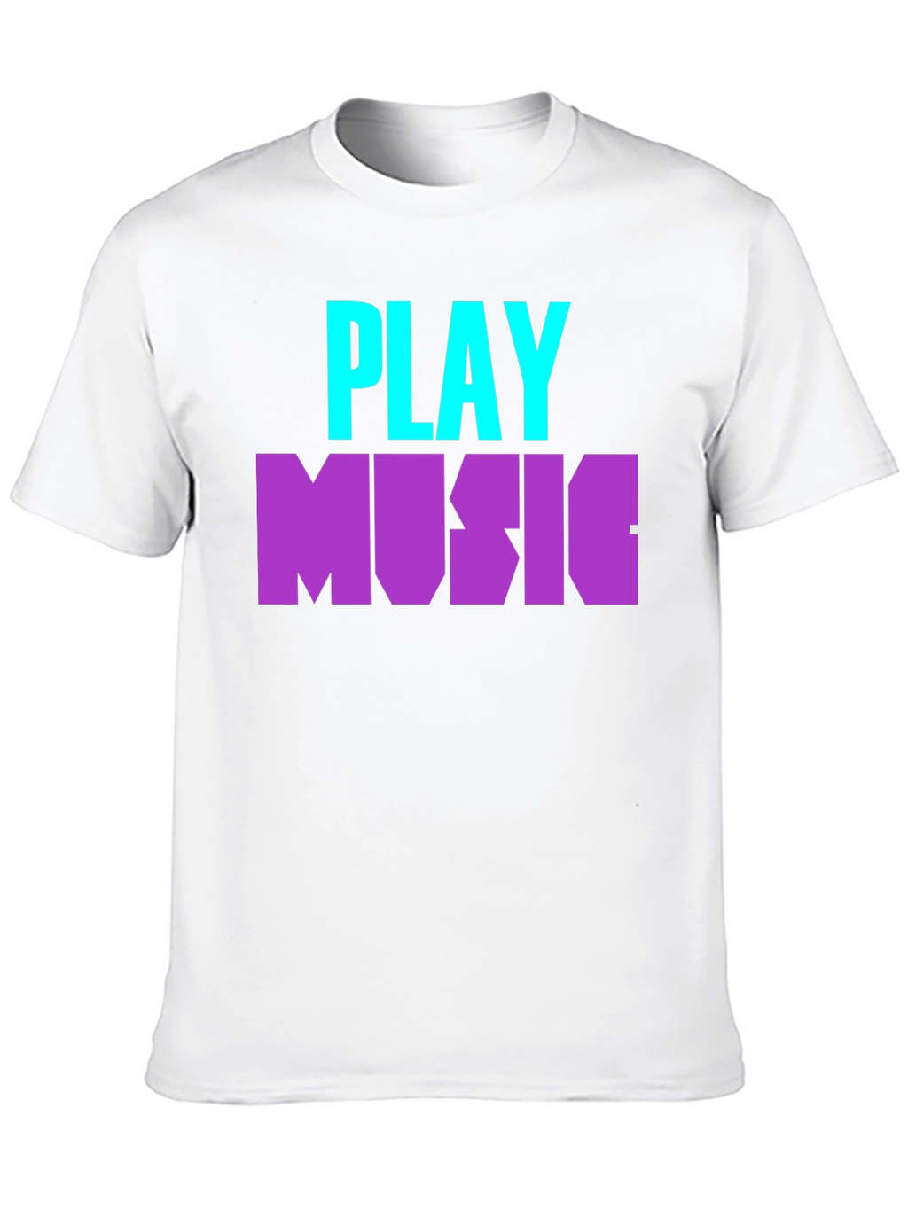 Play Music Graphic Tee - Casual Style