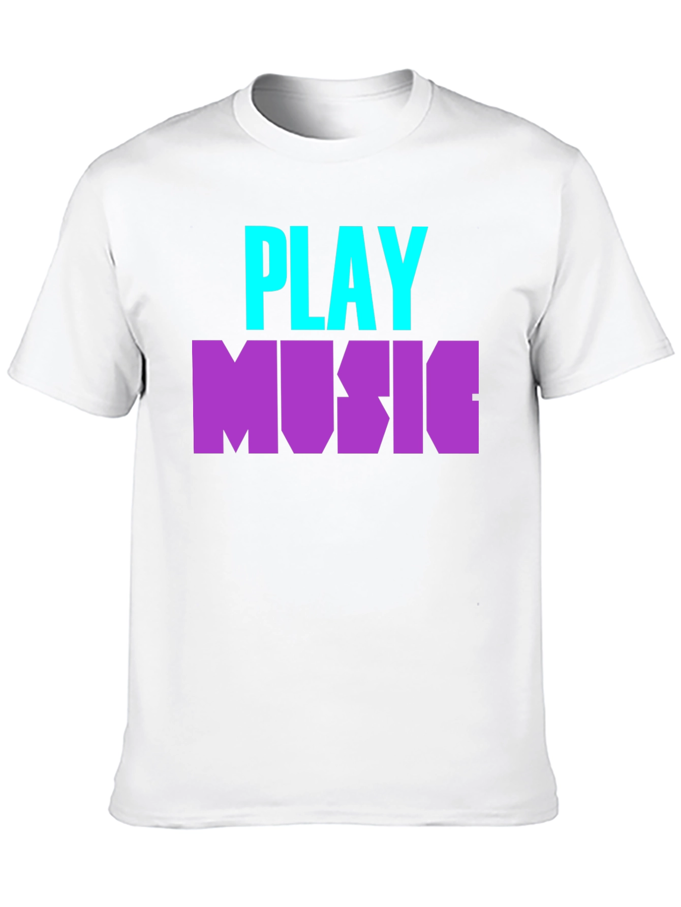 Play Music Graphic Tee - Casual Style