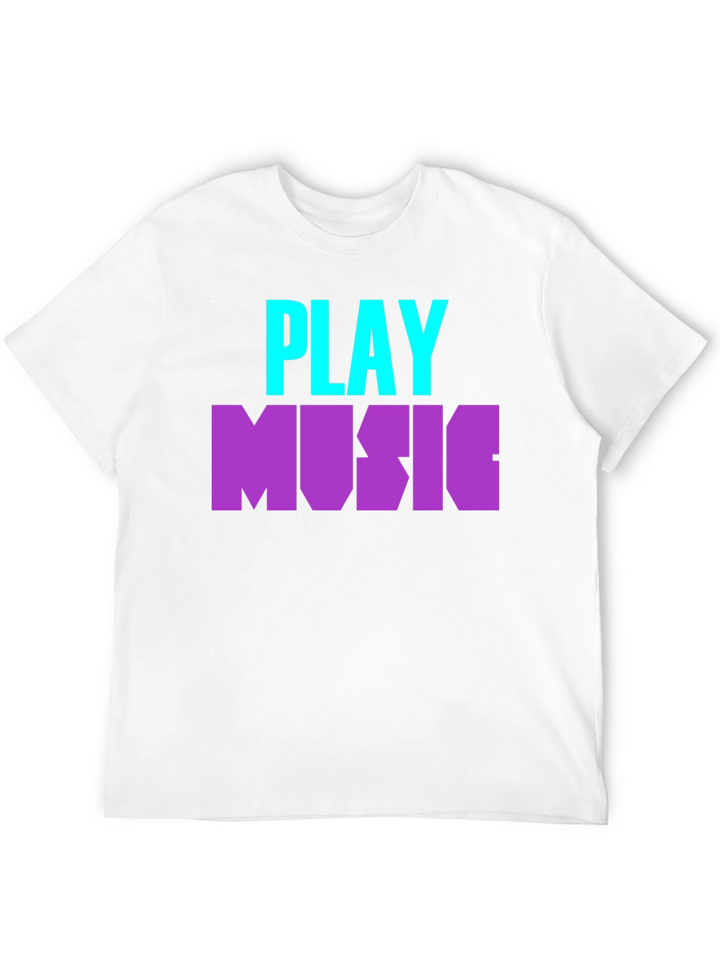 Play Music Graphic Tee - Casual Style