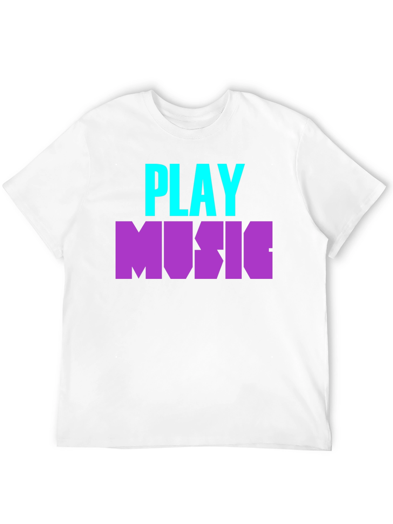 Play Music Graphic Tee - Casual Style