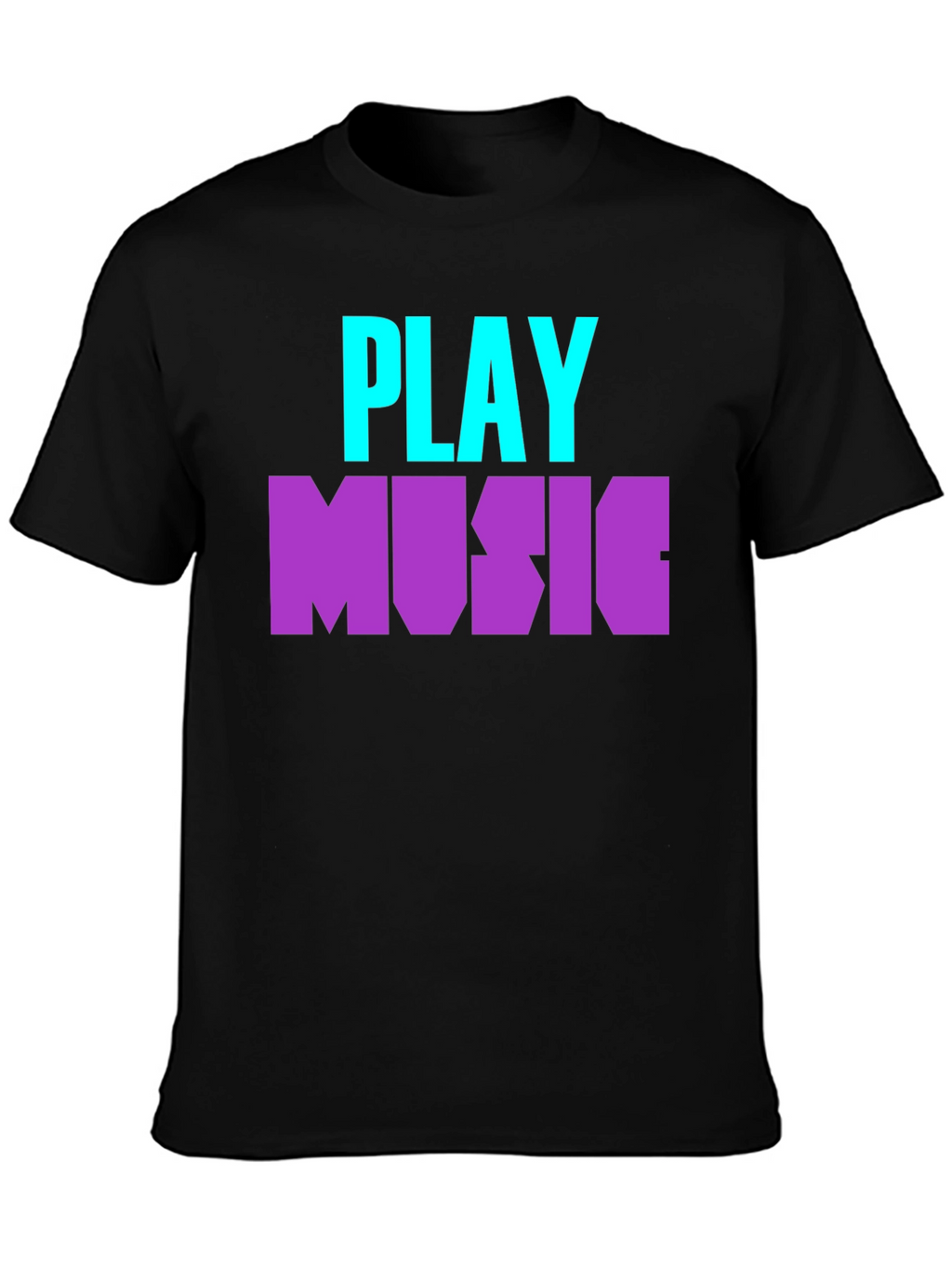Play Music Graphic Tee - Casual Style