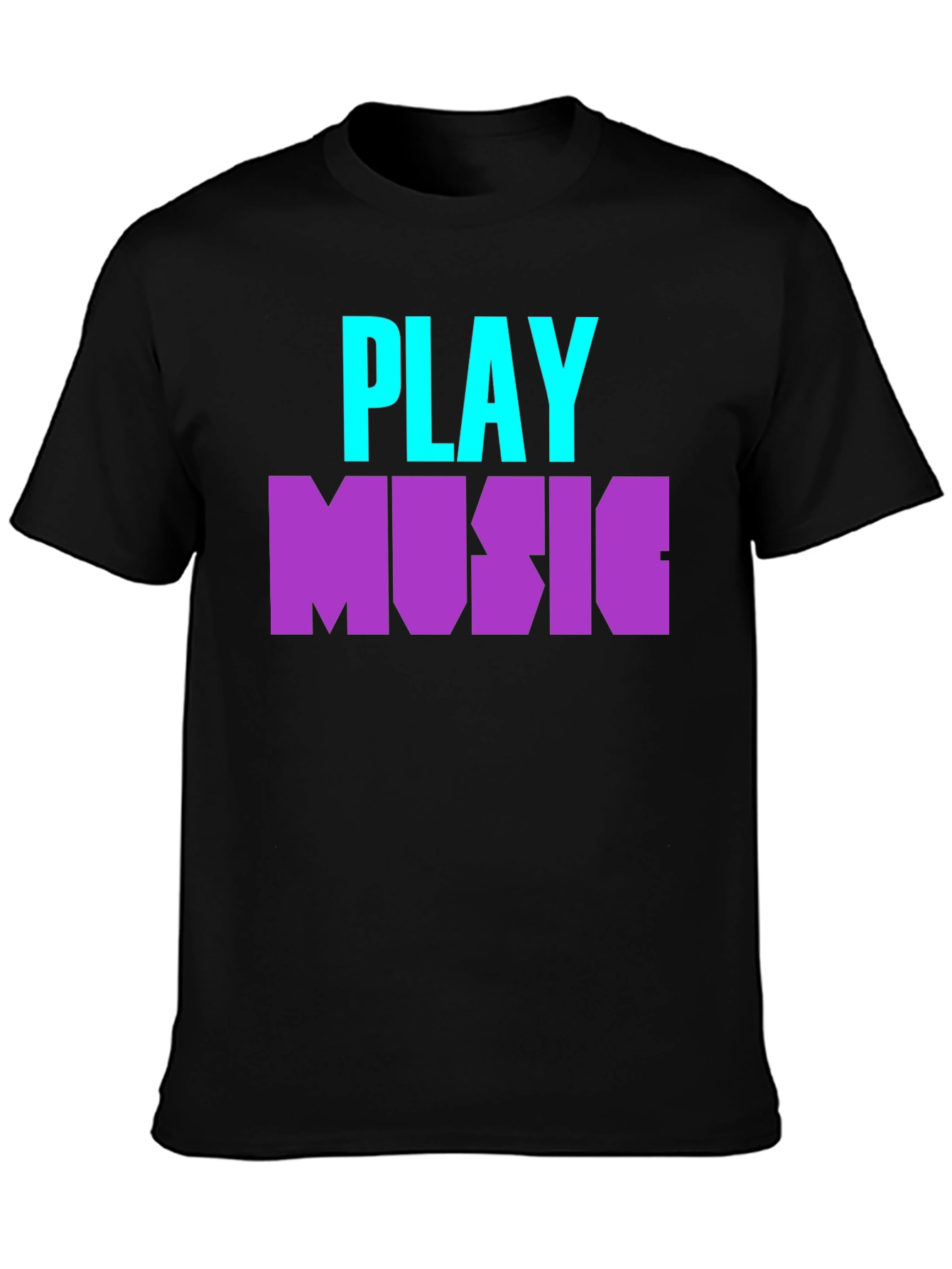 Play Music Graphic Tee - Casual Style