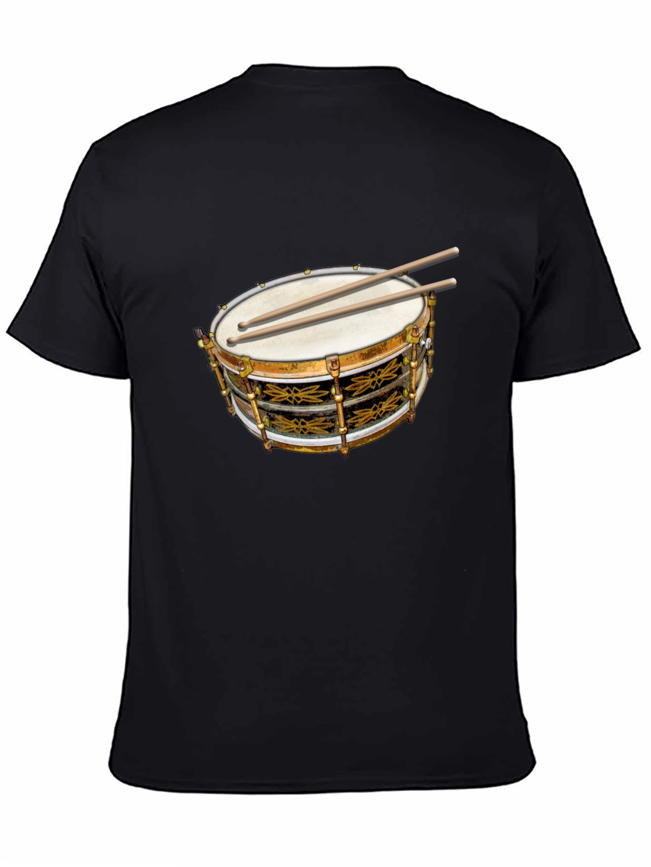 Drum Graphic Tee - Musicians Black T-Shirt