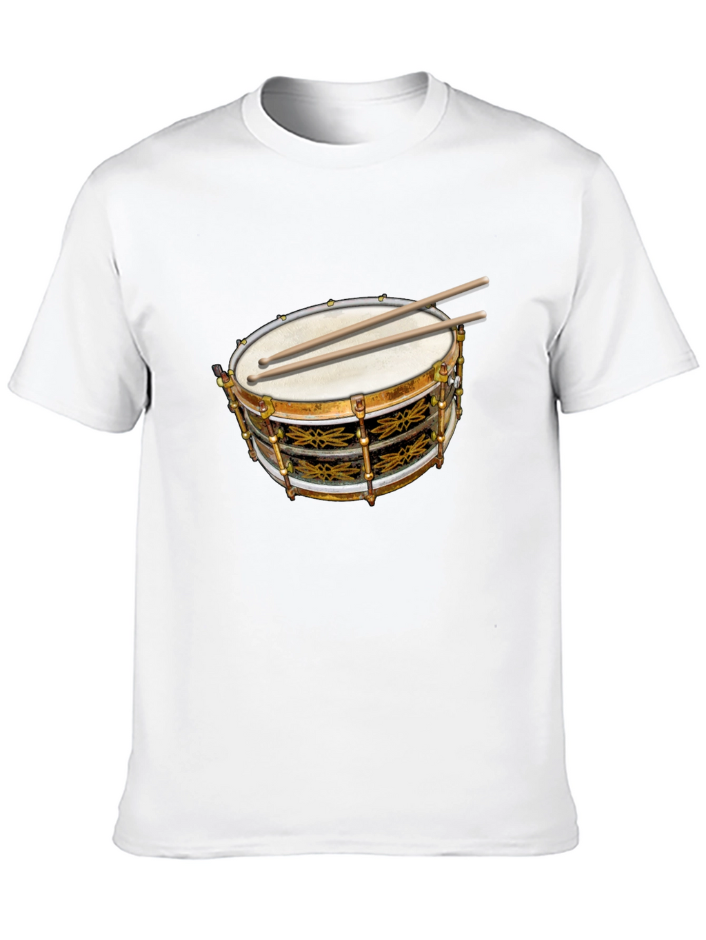 Drum Graphic Tee - Musicians Black T-Shirt