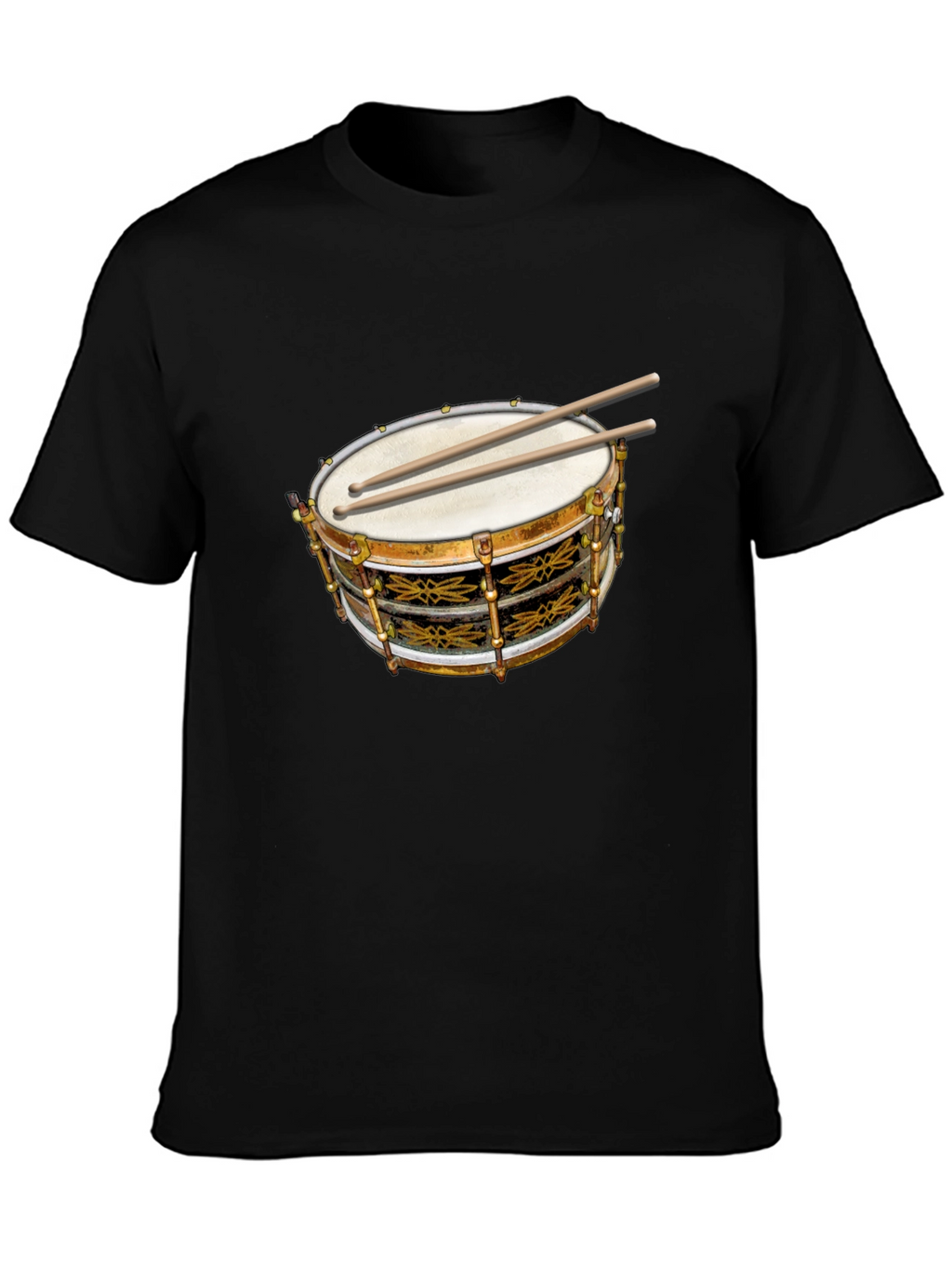 Drum Graphic Tee - Musicians Black T-Shirt