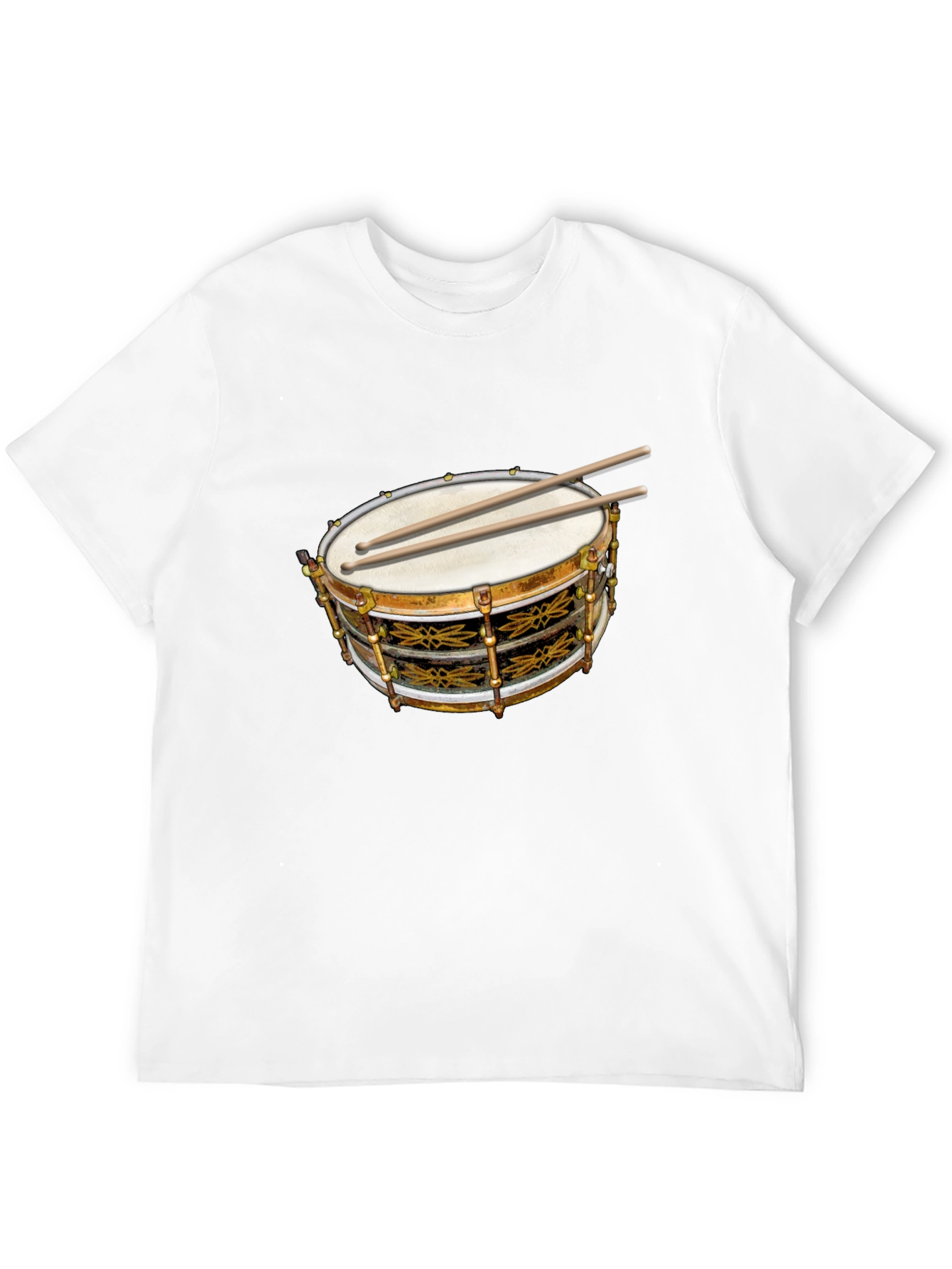 Drum Graphic Tee - Musicians Black T-Shirt