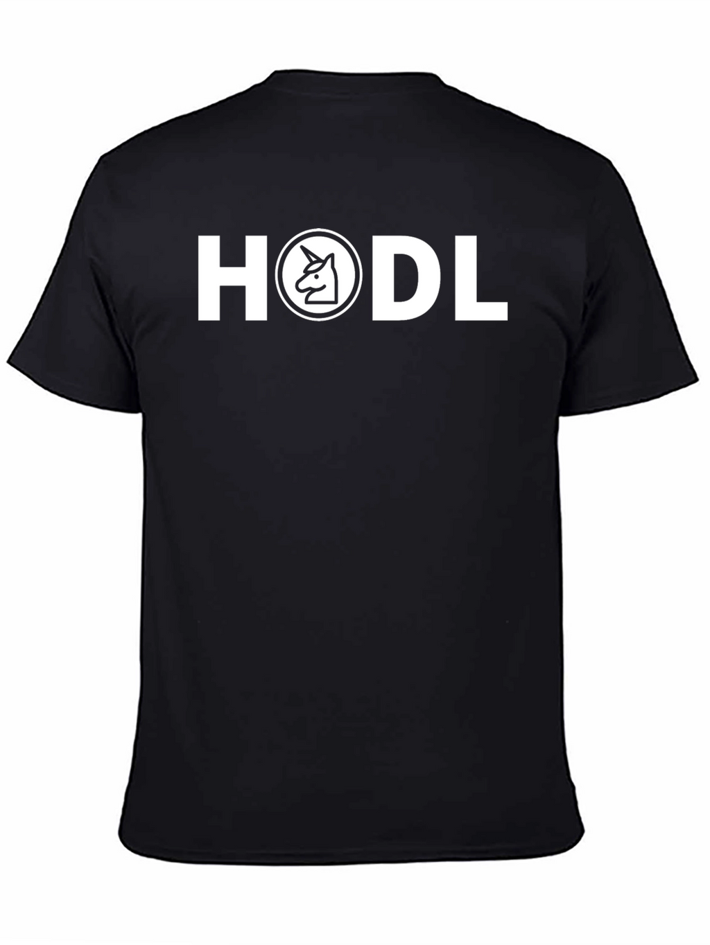 HODL Unicorn Crypto T-Shirt - Black
