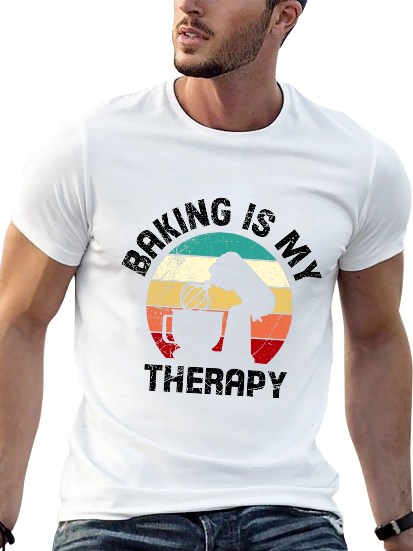 Baking is My Therapy Graphic Tee