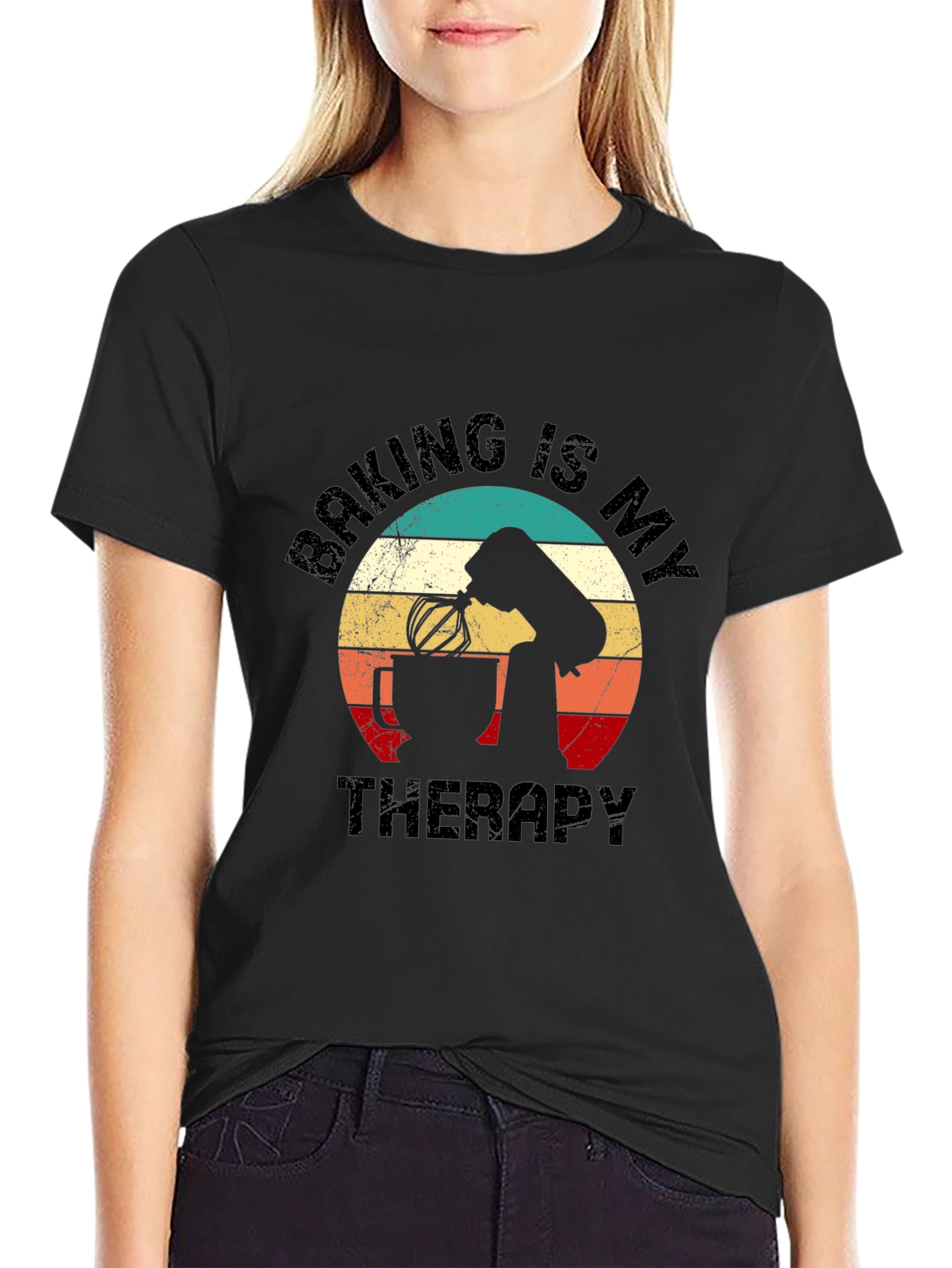 Baking is My Therapy Graphic Tee