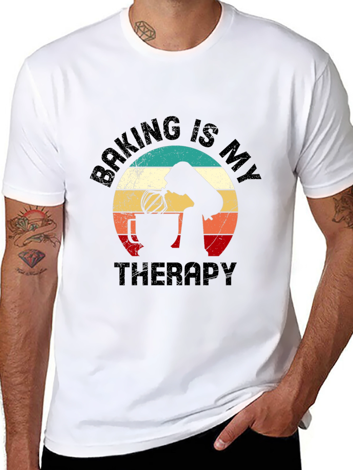 Baking is My Therapy Graphic Tee