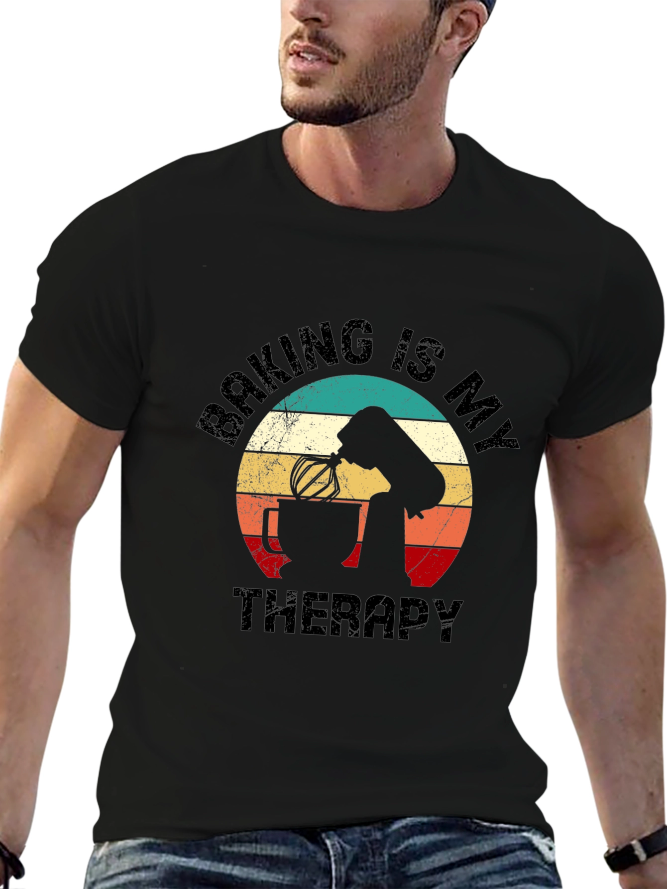 Baking is My Therapy Graphic Tee