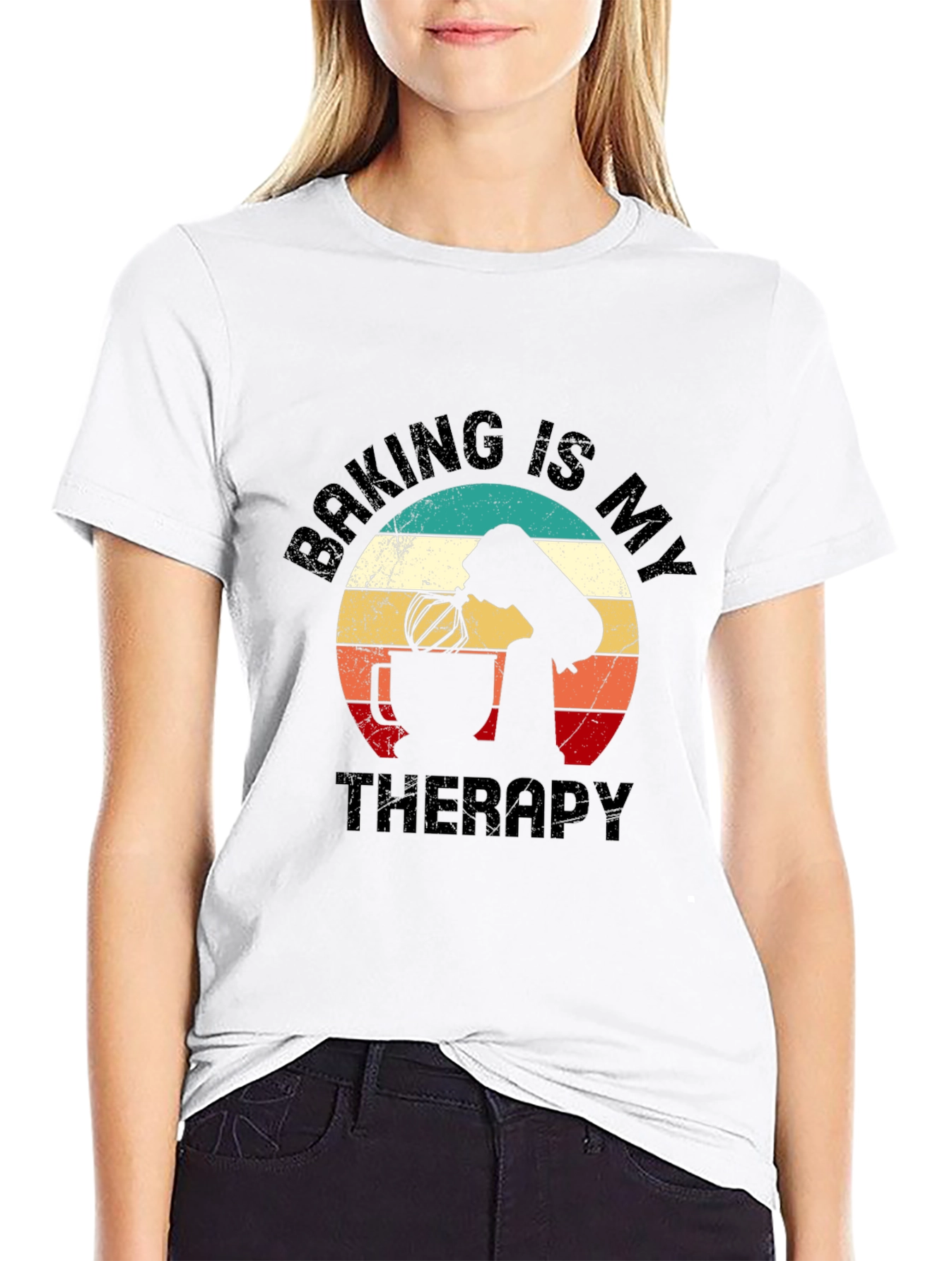 Baking is My Therapy Graphic Tee