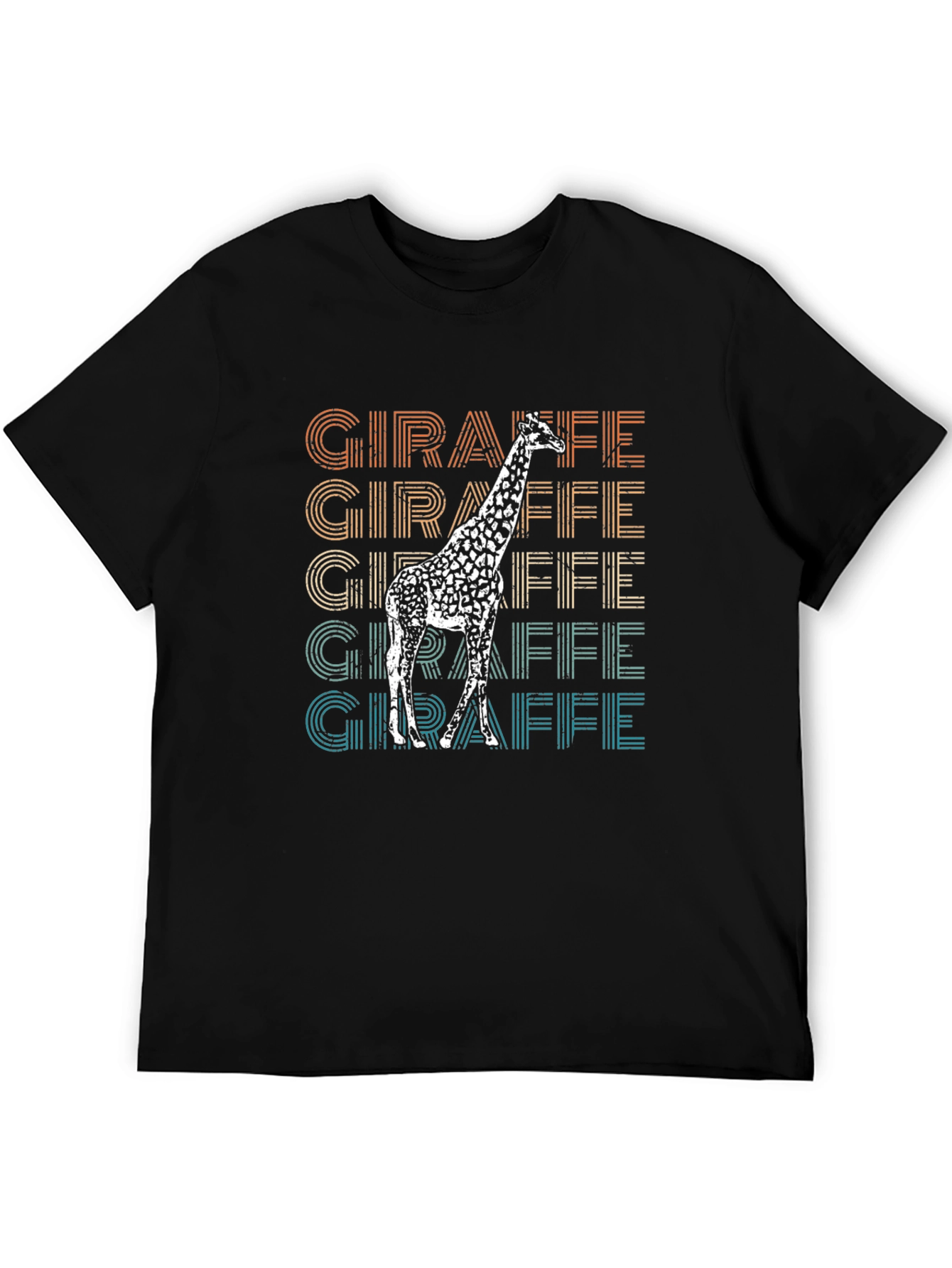 Retro Giraffe T-Shirt - Animal Lover Tee