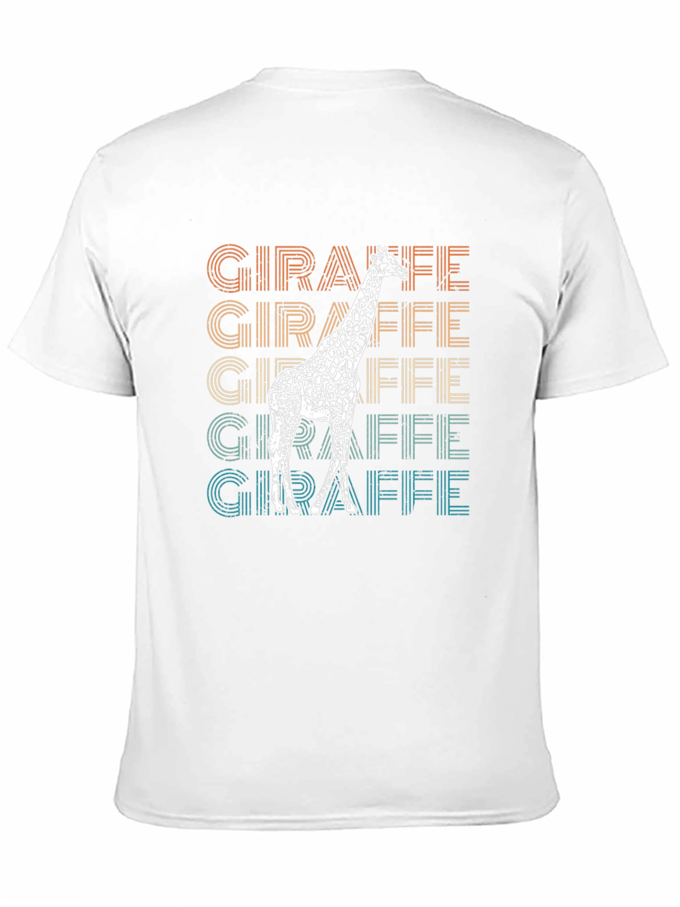 Retro Giraffe T-Shirt - Animal Lover Tee