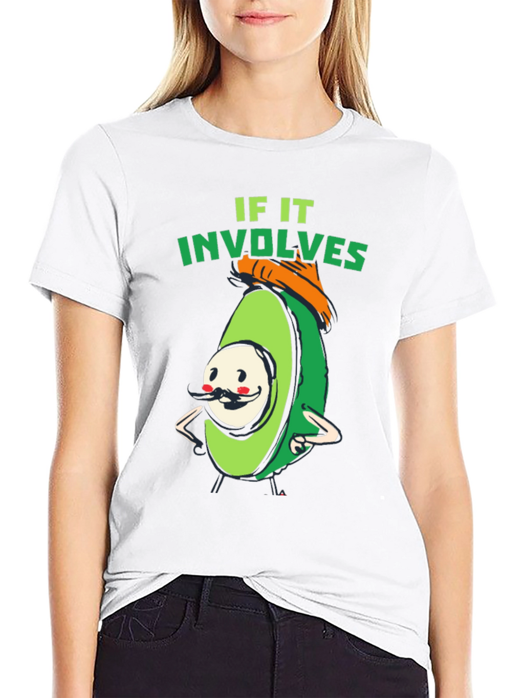 Avocado Humor T-Shirt - If It Involves Fun