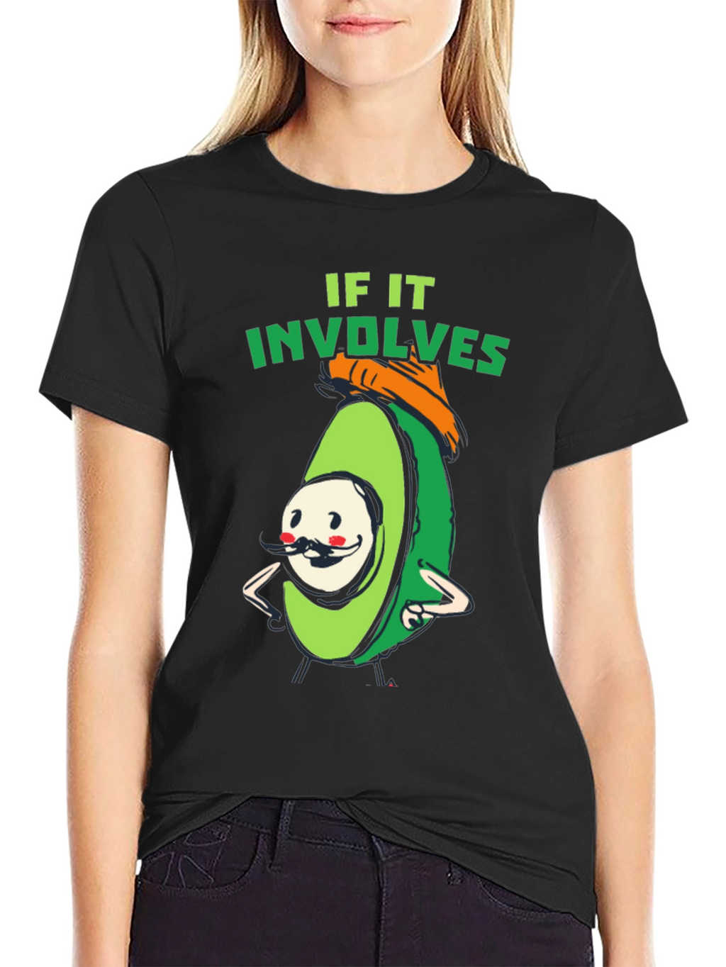 Avocado Humor T-Shirt - If It Involves Fun
