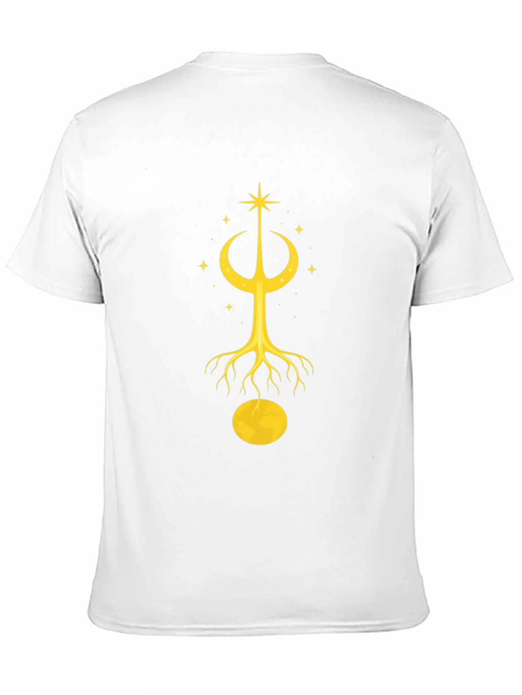 Celestial Tree Graphic Tee - Unisex Black T-Shirt
