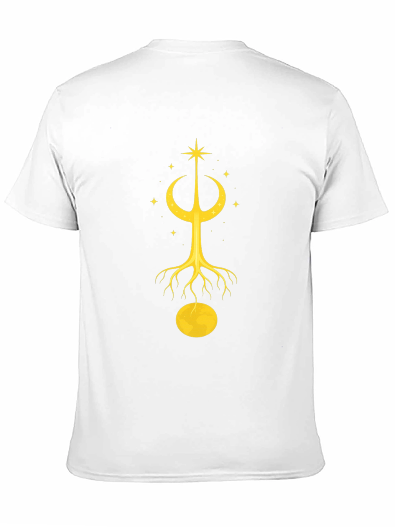 Celestial Tree Graphic Tee - Unisex Black T-Shirt