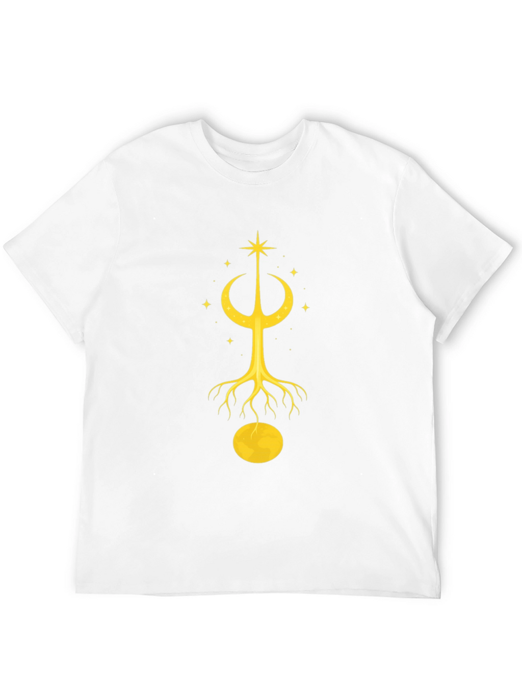 Celestial Tree Graphic Tee - Unisex Black T-Shirt