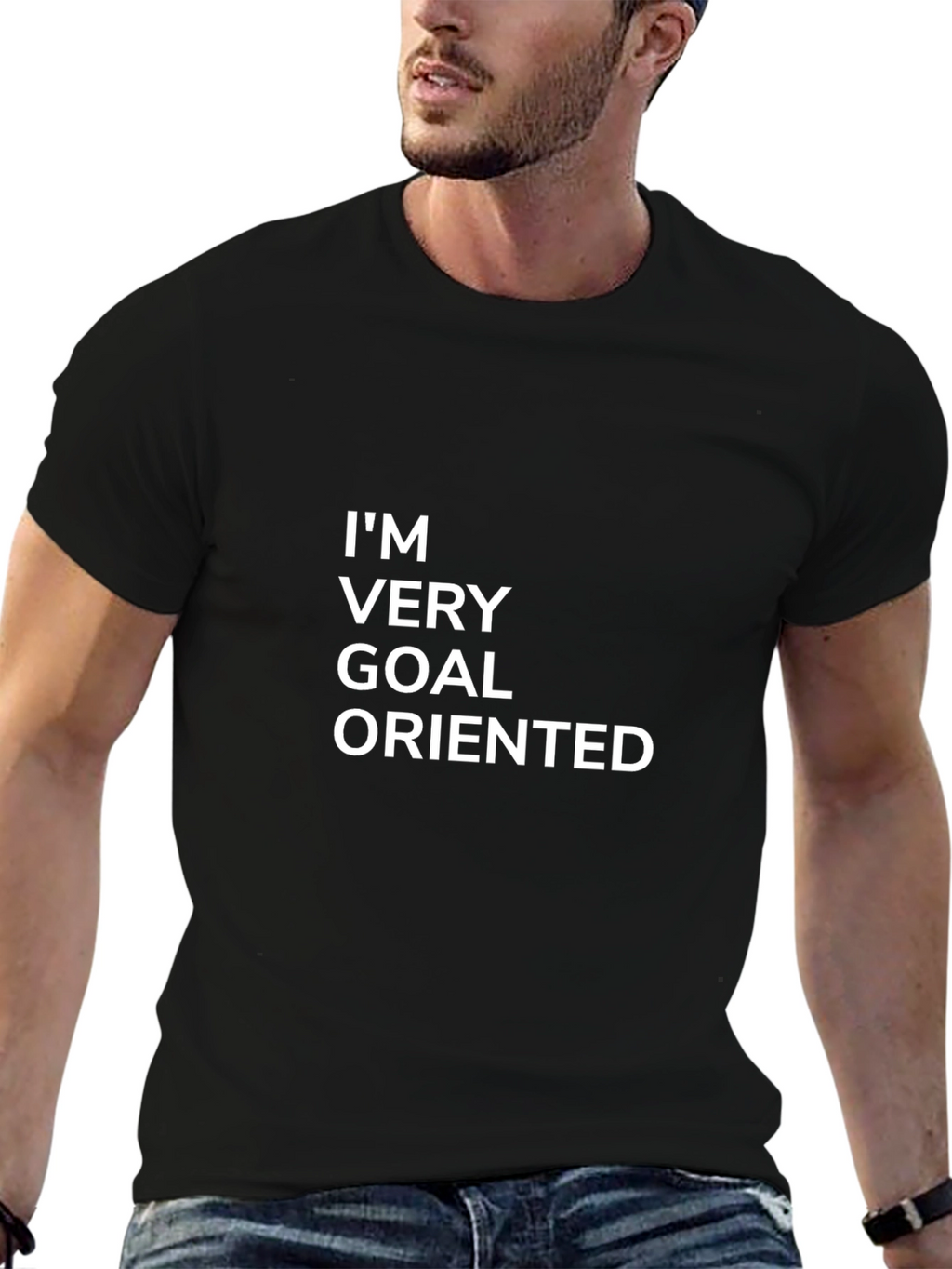Goal Oriented Graphic Tee - Mens Black T-Shirt
