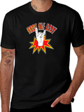 Rock Me Baby Graphic T-Shirt - Black Cotton Tee