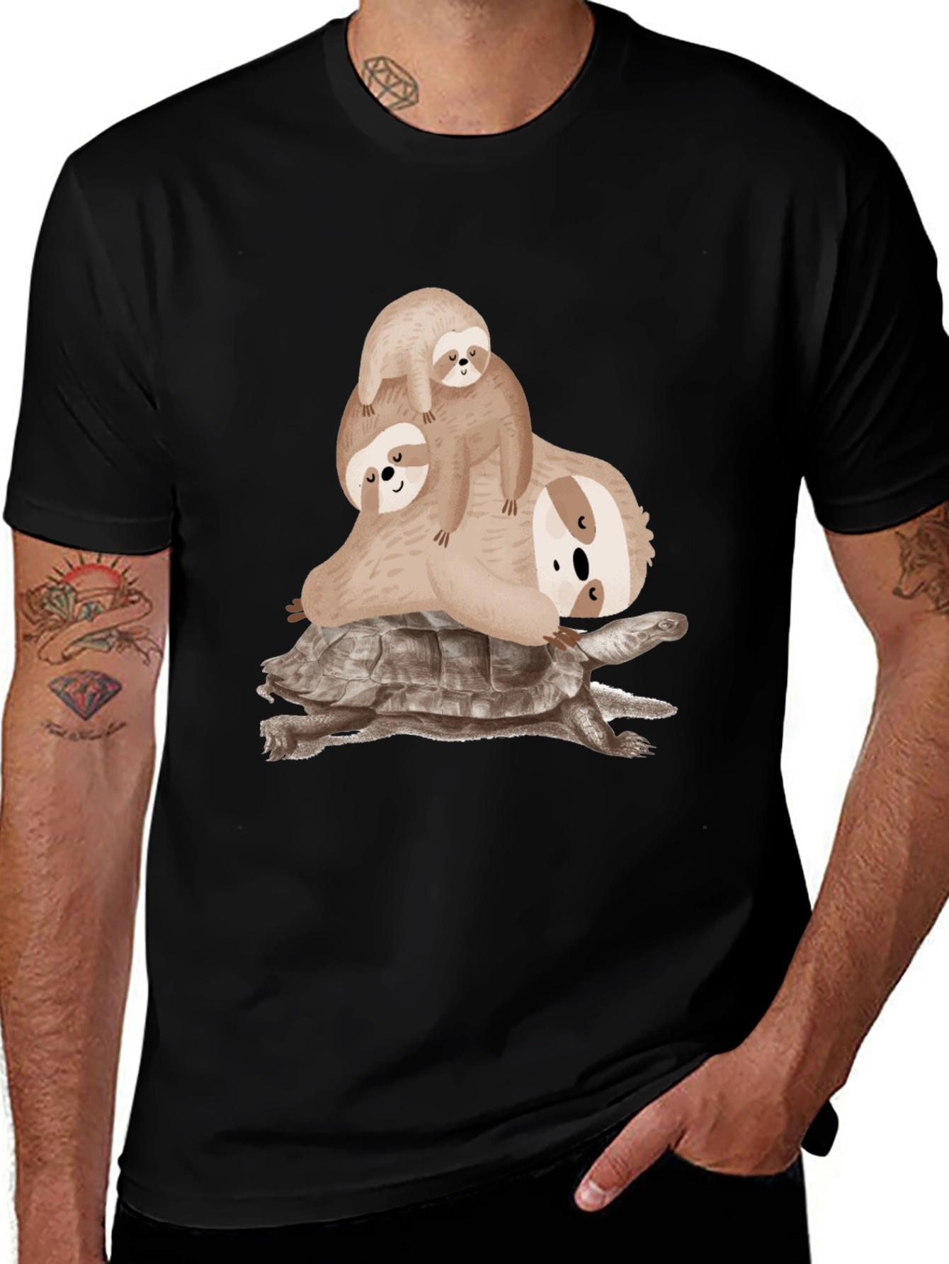 Sloth & Turtle Graphic Tee
