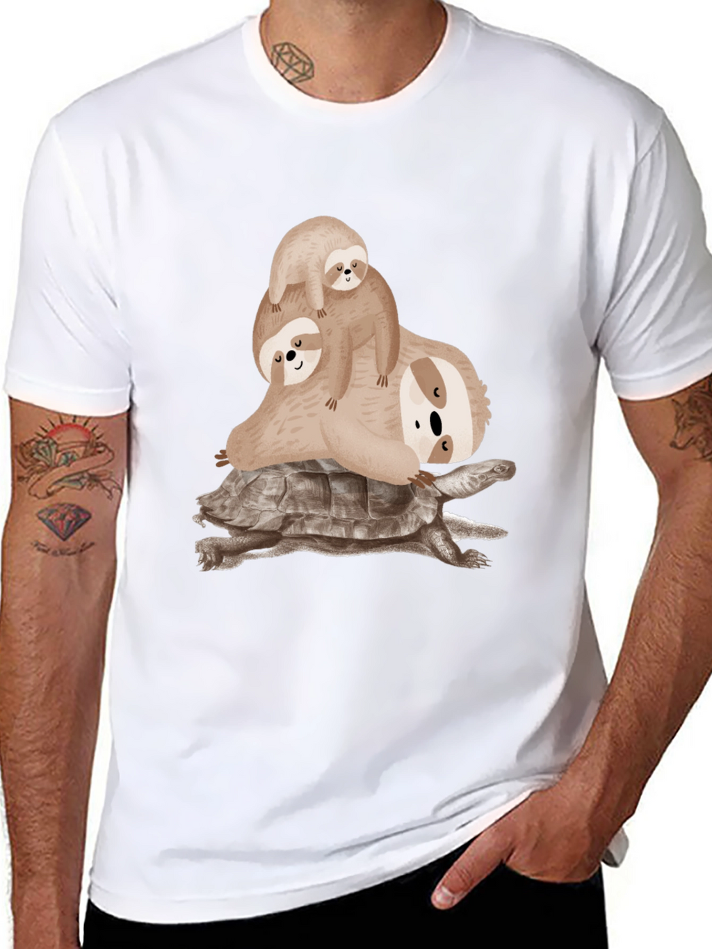 Sloth & Turtle Graphic Tee