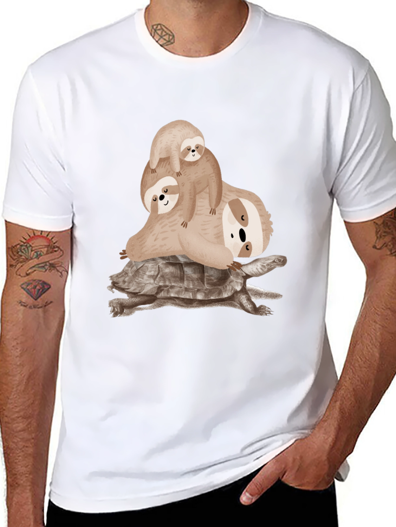 Sloth & Turtle Graphic Tee
