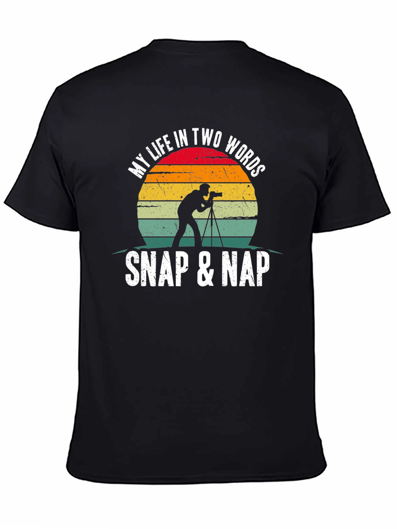 Snap & Nap Photographer Graphic T-Shirt