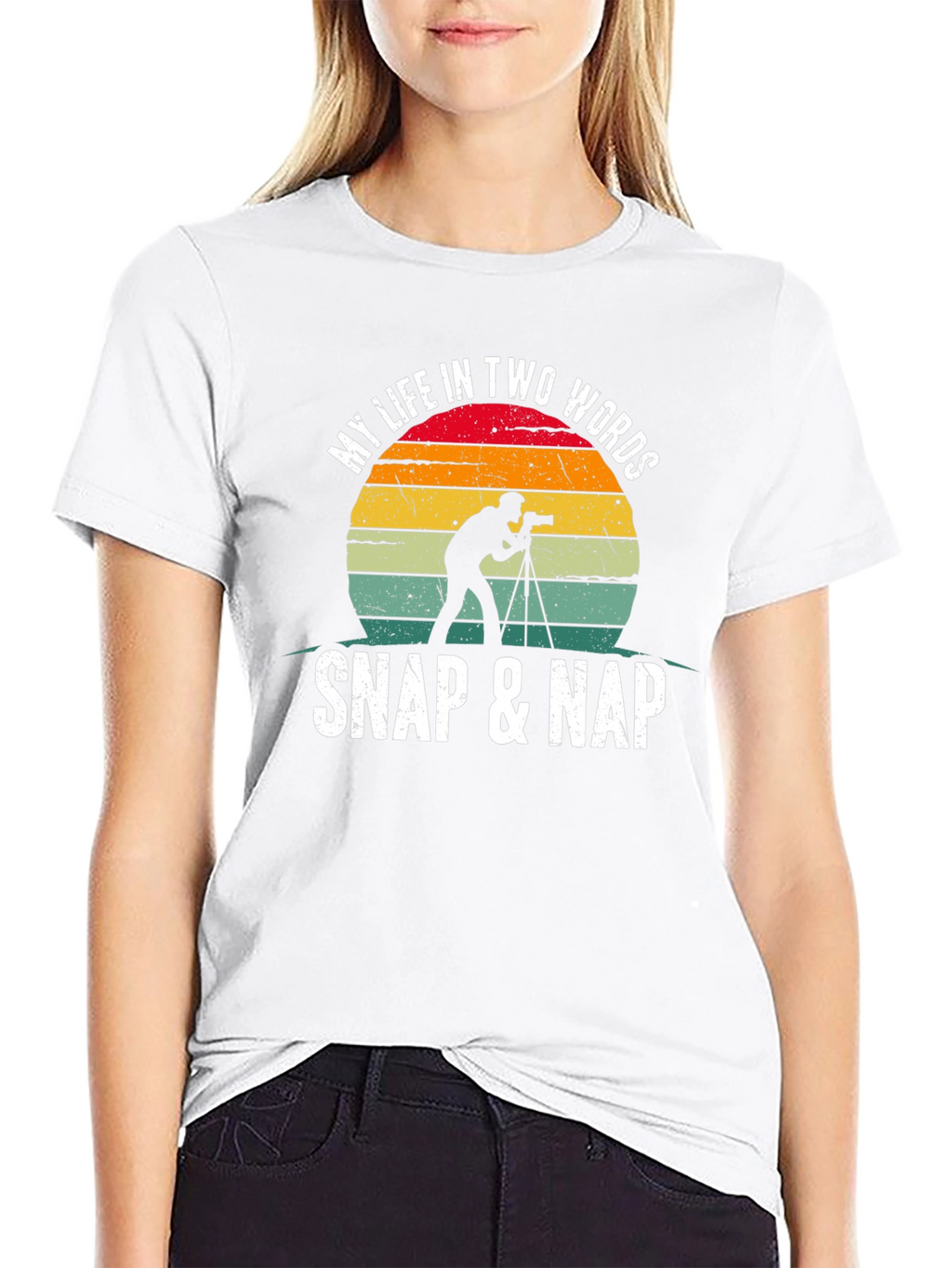 Snap & Nap Photographer Graphic T-Shirt