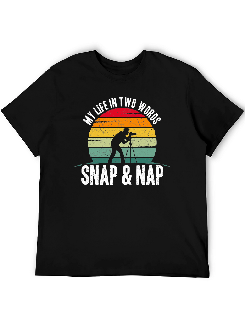 Snap & Nap Photographer Graphic T-Shirt