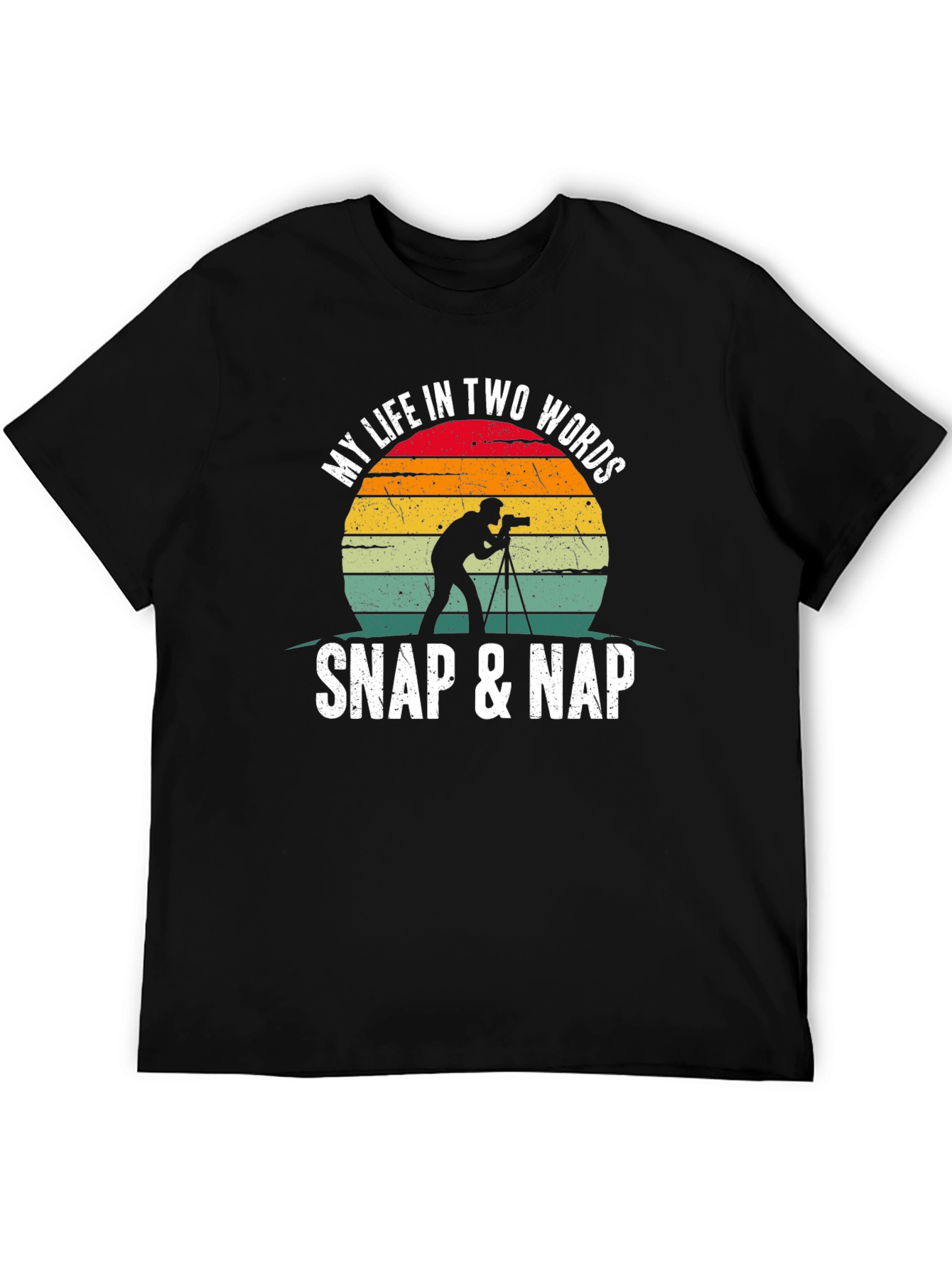 Snap & Nap Photographer Graphic T-Shirt