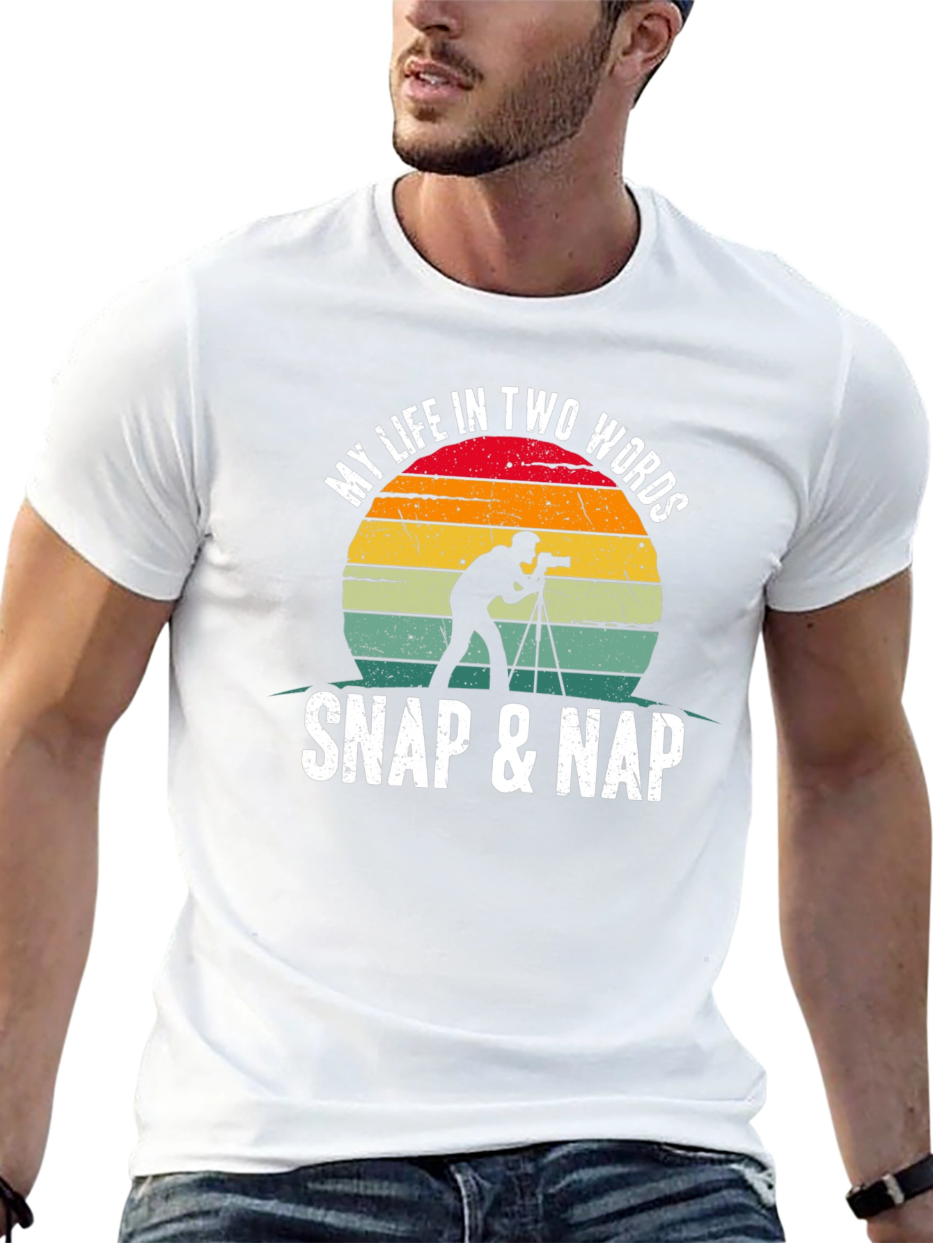Snap & Nap Photographer Graphic T-Shirt