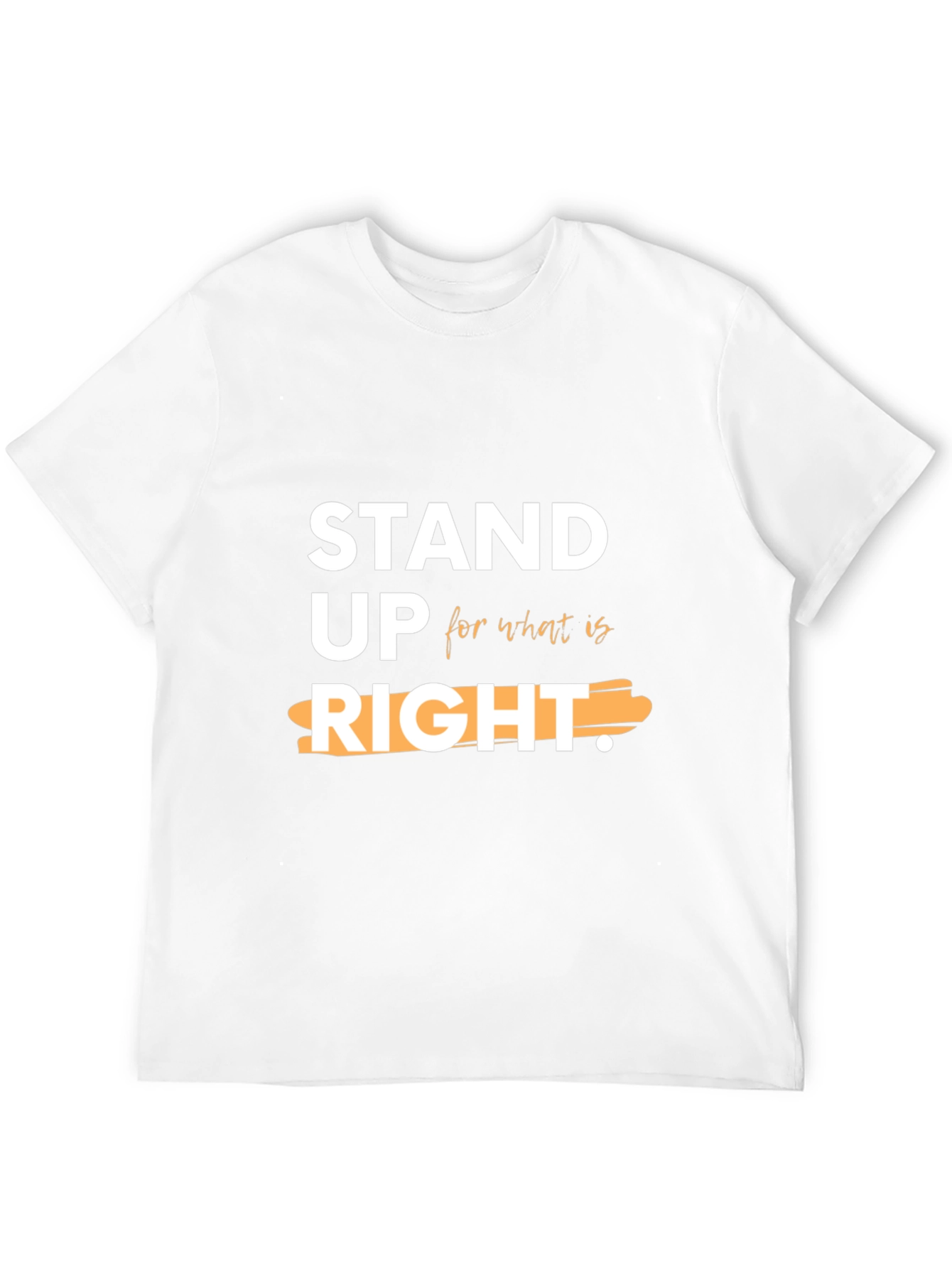 Stand Up For What Is Right Black Tee