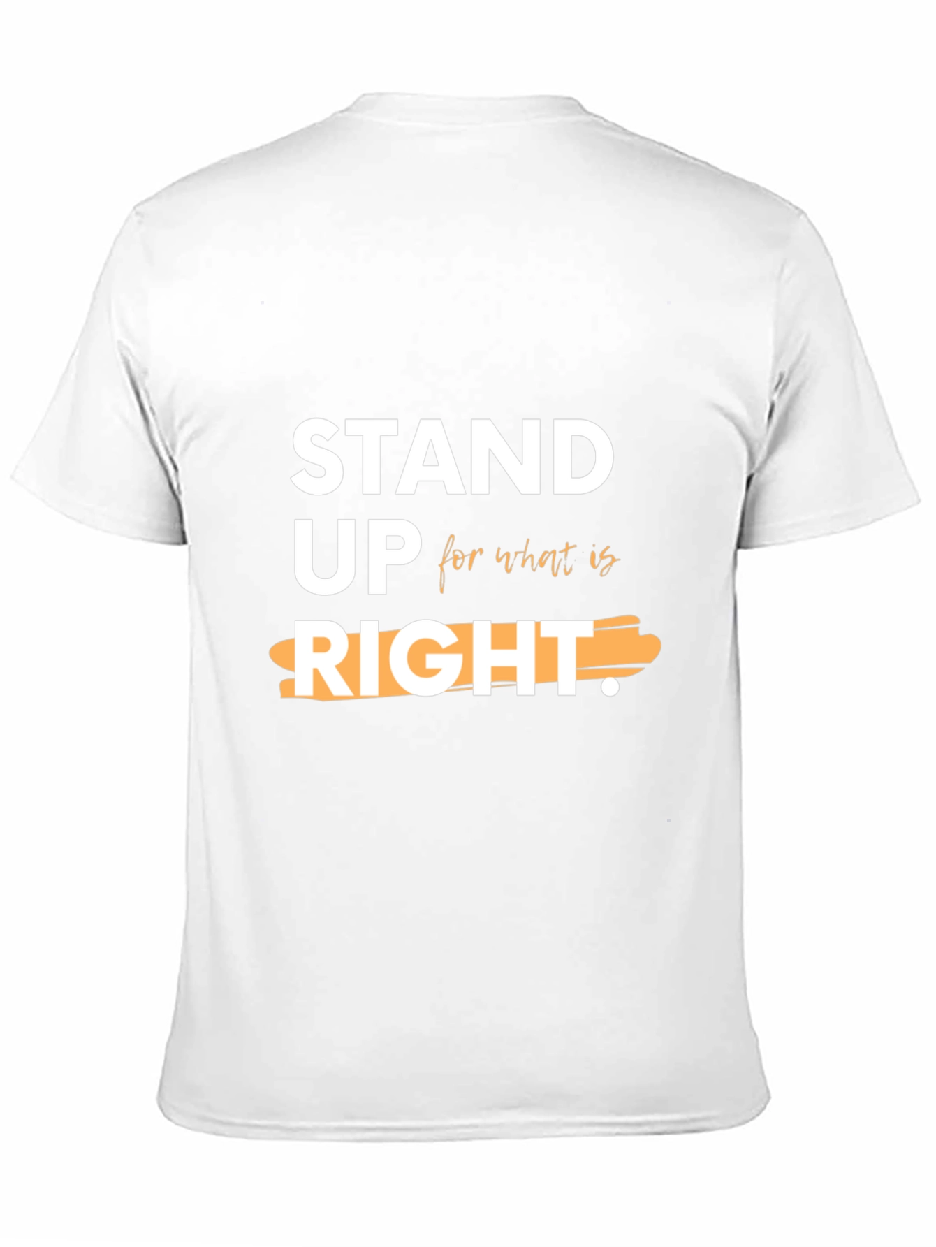 Stand Up For What Is Right Black Tee