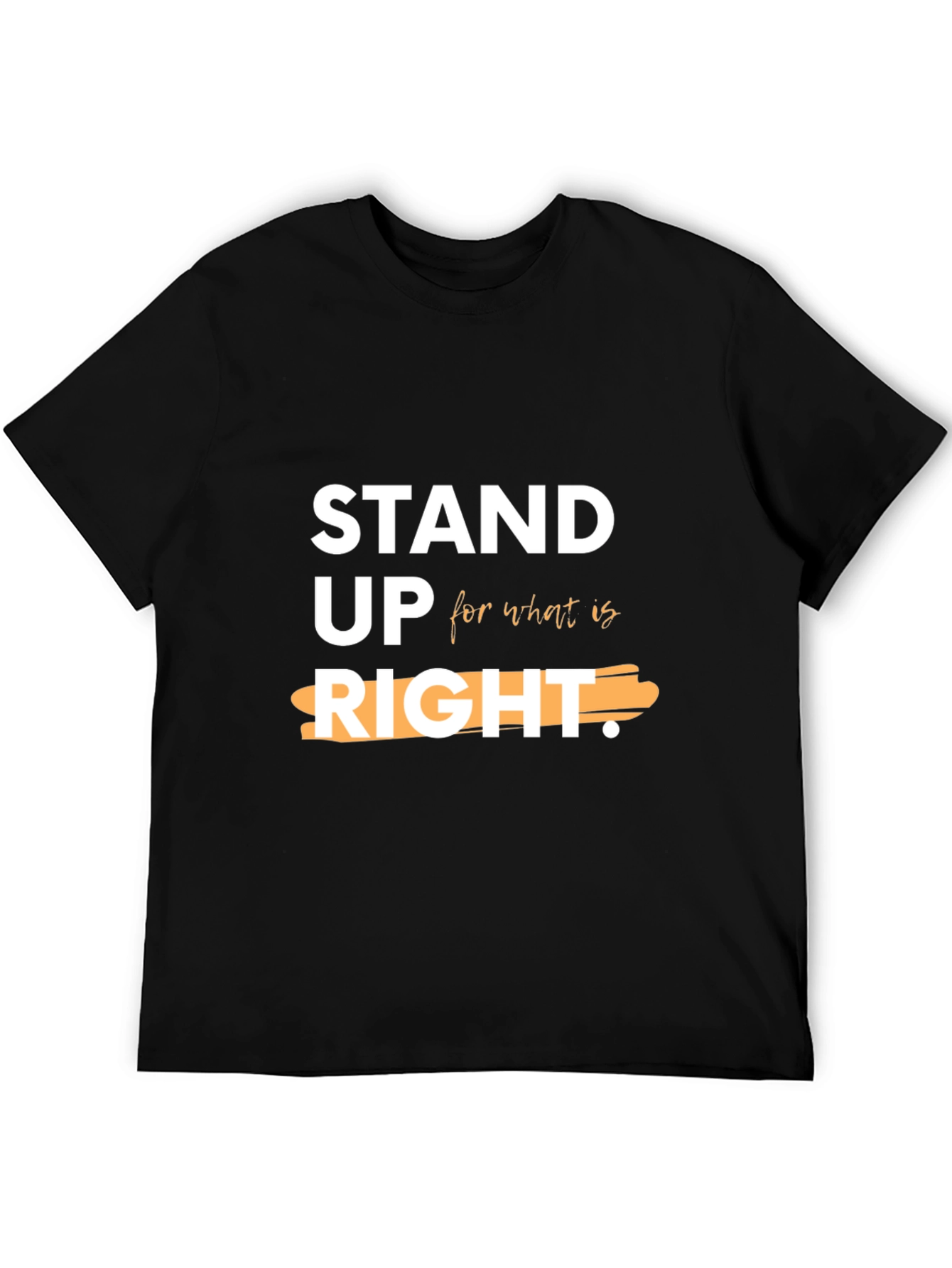 Stand Up For What Is Right Black Tee