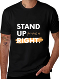 Stand Up For What Is Right Black Tee
