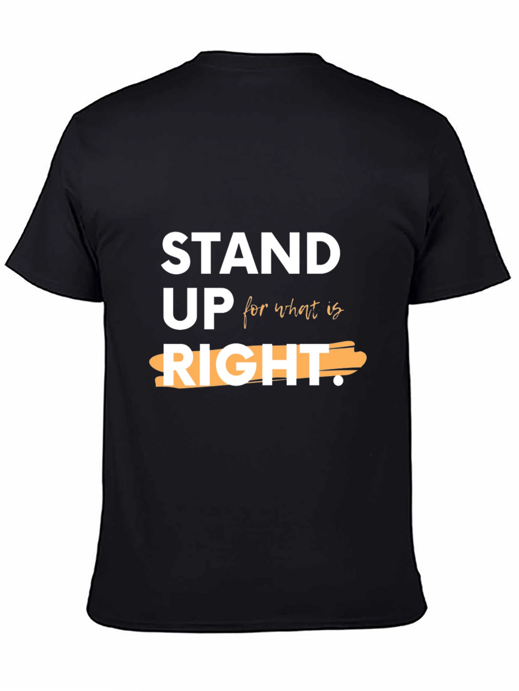 Stand Up For What Is Right Black Tee