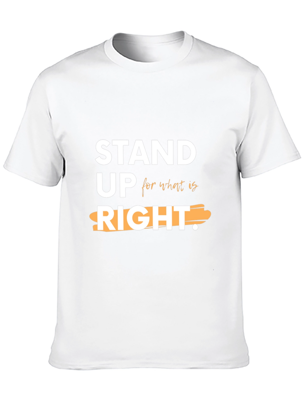 Stand Up For What Is Right Black Tee
